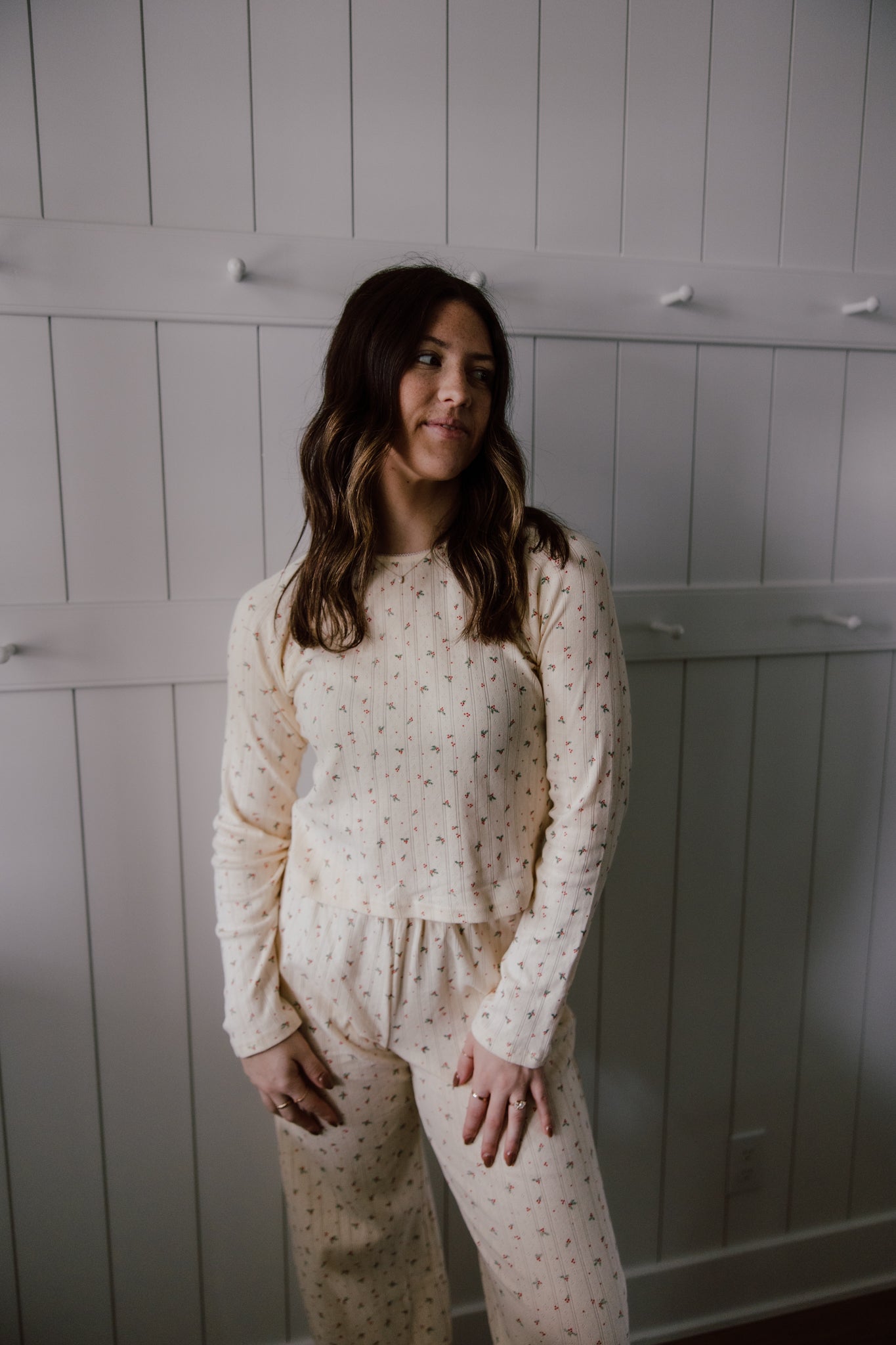 Kris Pointelle Long Sleeve Top