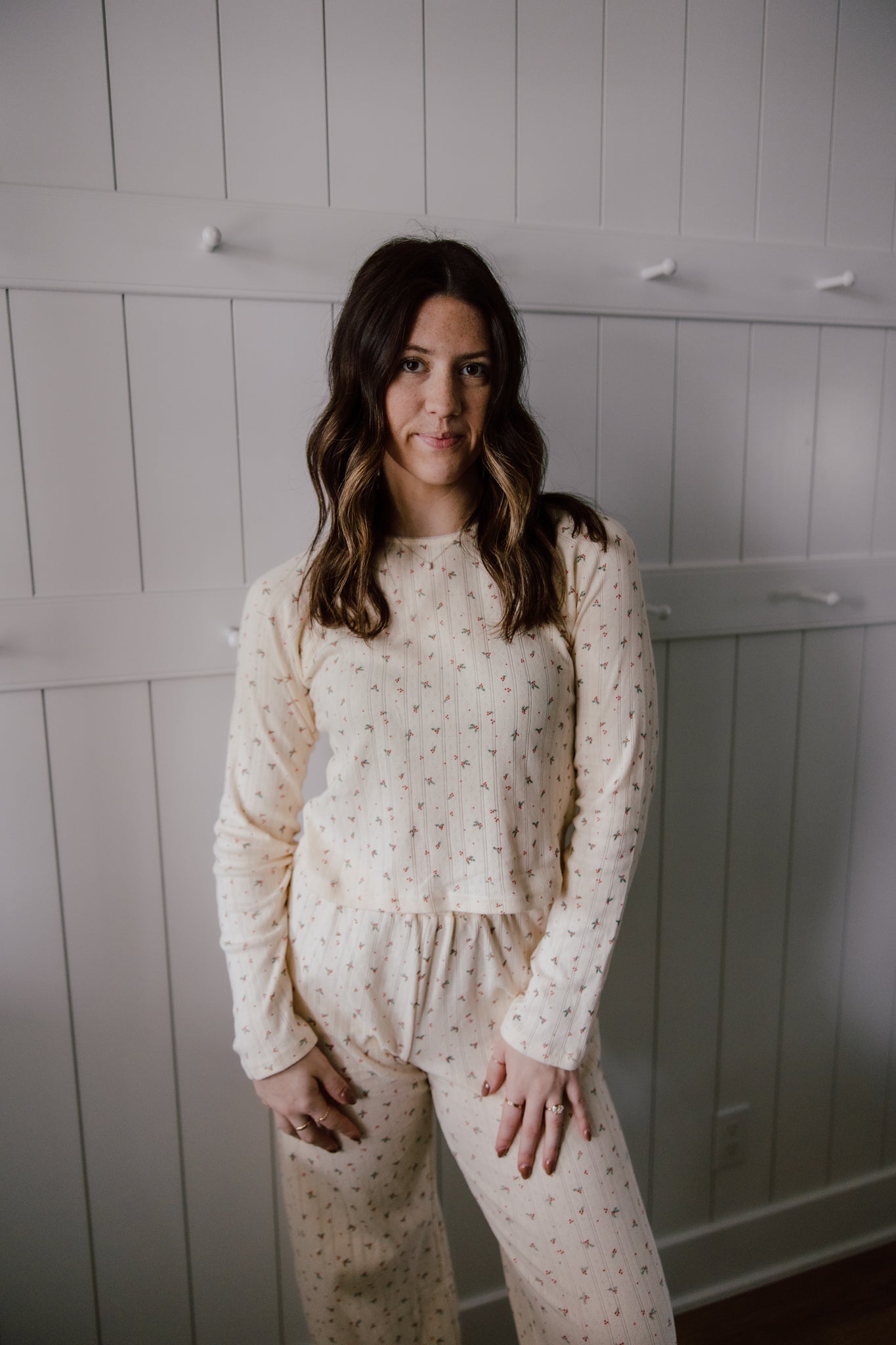 Kris Pointelle Long Sleeve Top