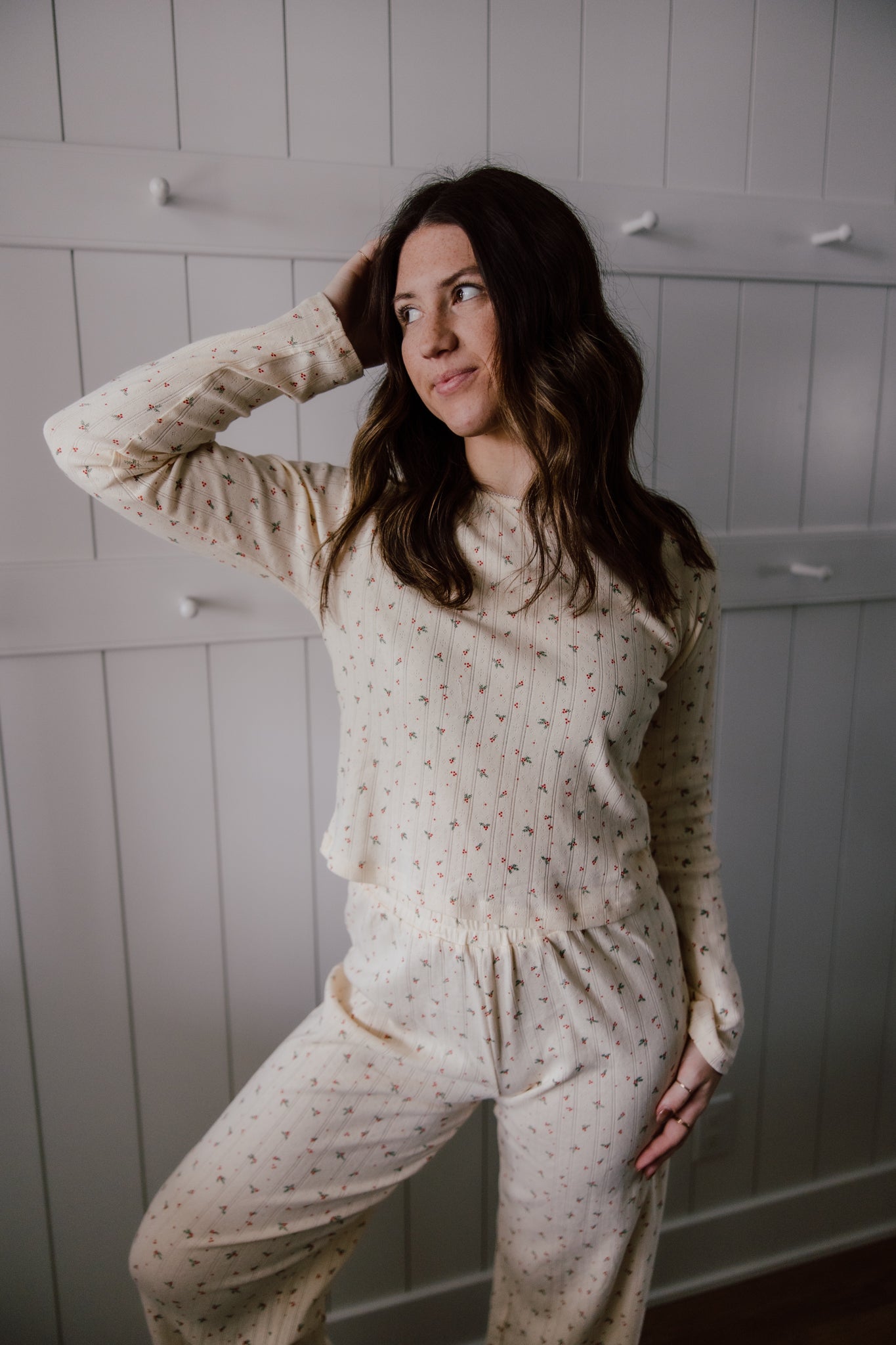 Kris Pointelle Long Sleeve Top