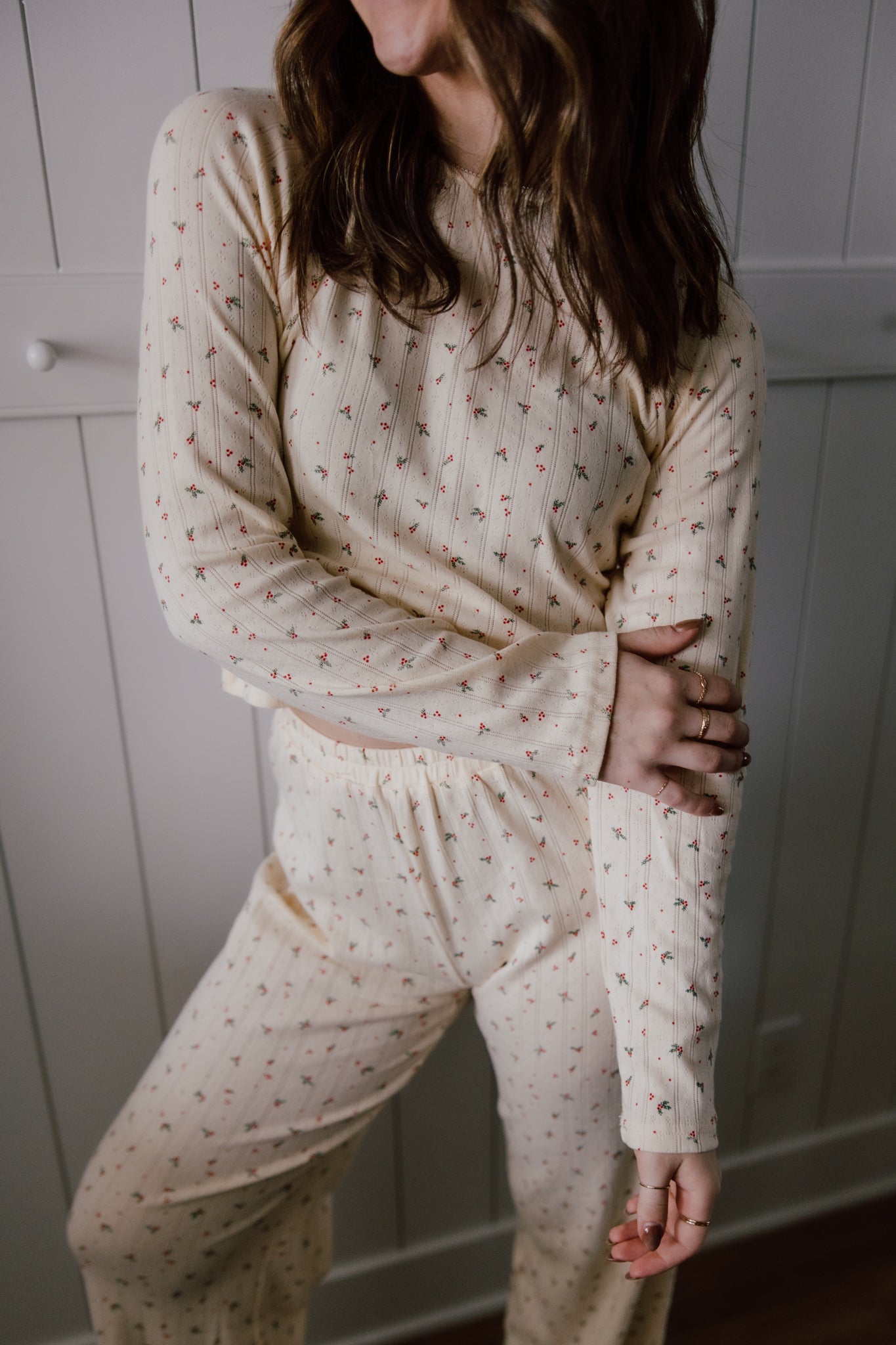 Kris Pointelle Long Sleeve Top