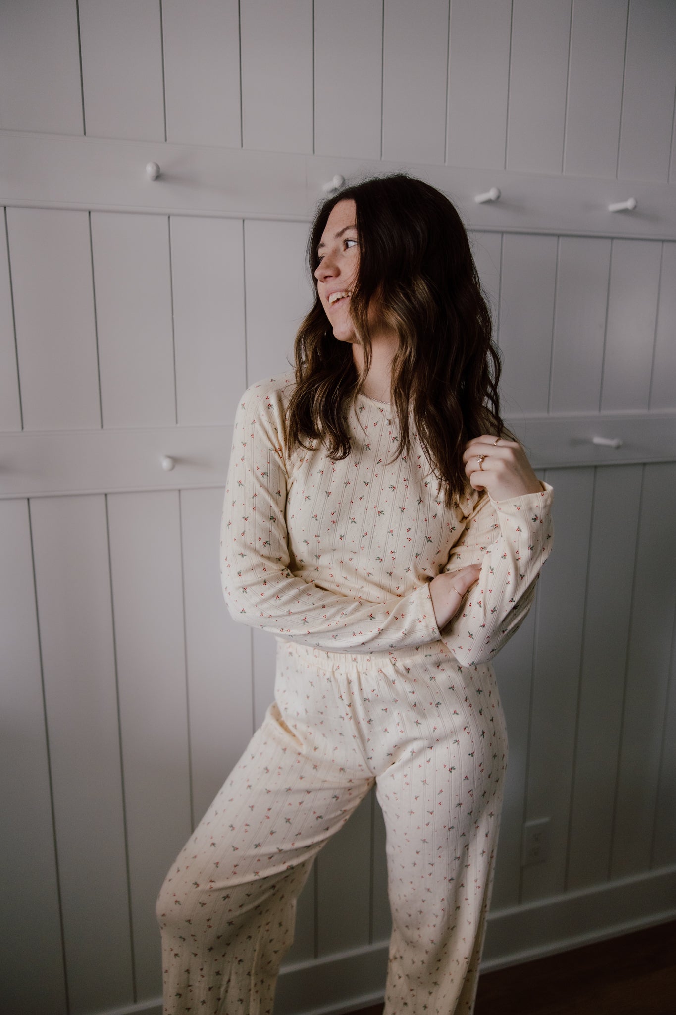 Kris Pointelle Long Sleeve Top