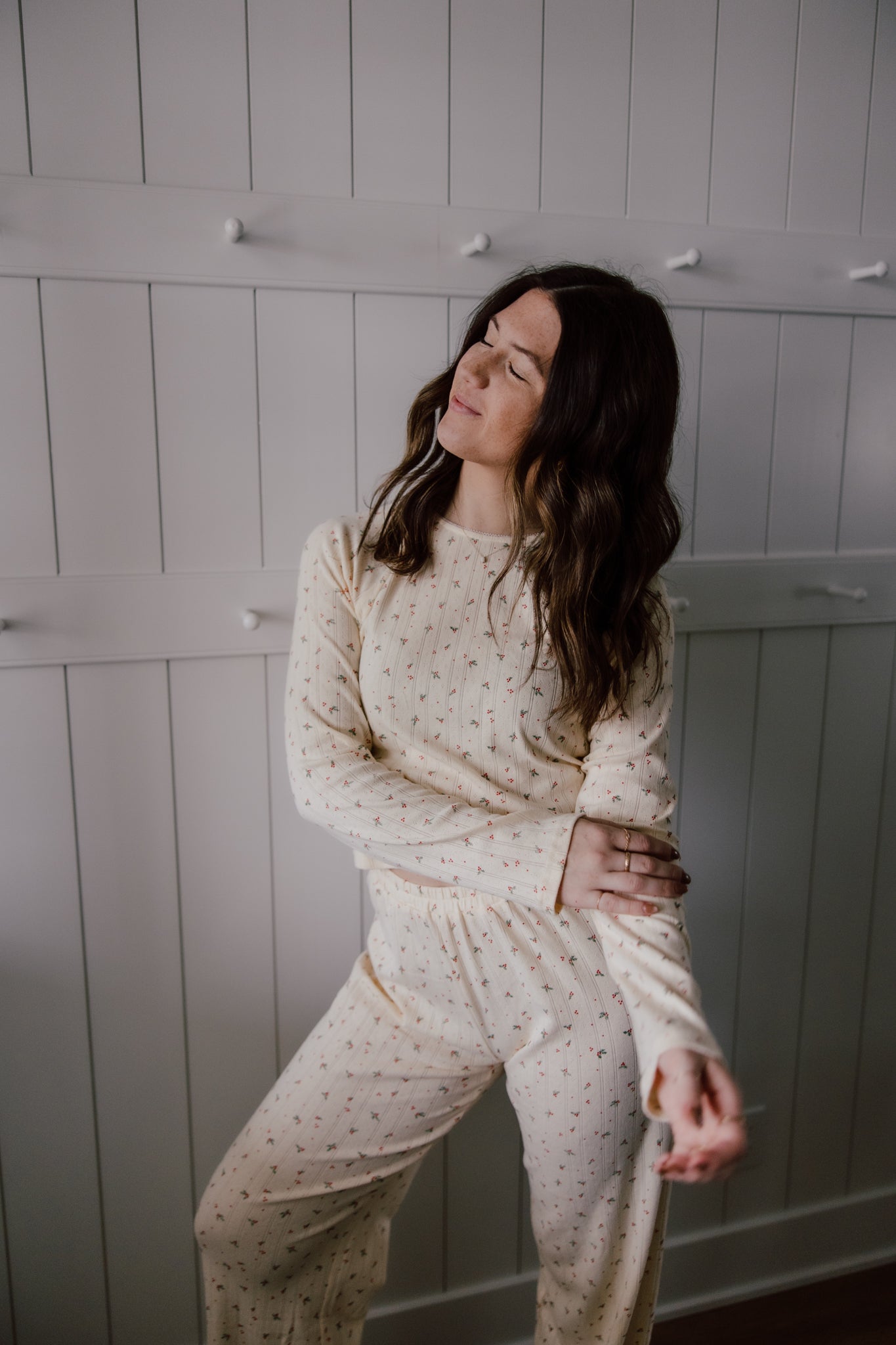 Kris Pointelle Long Sleeve Top