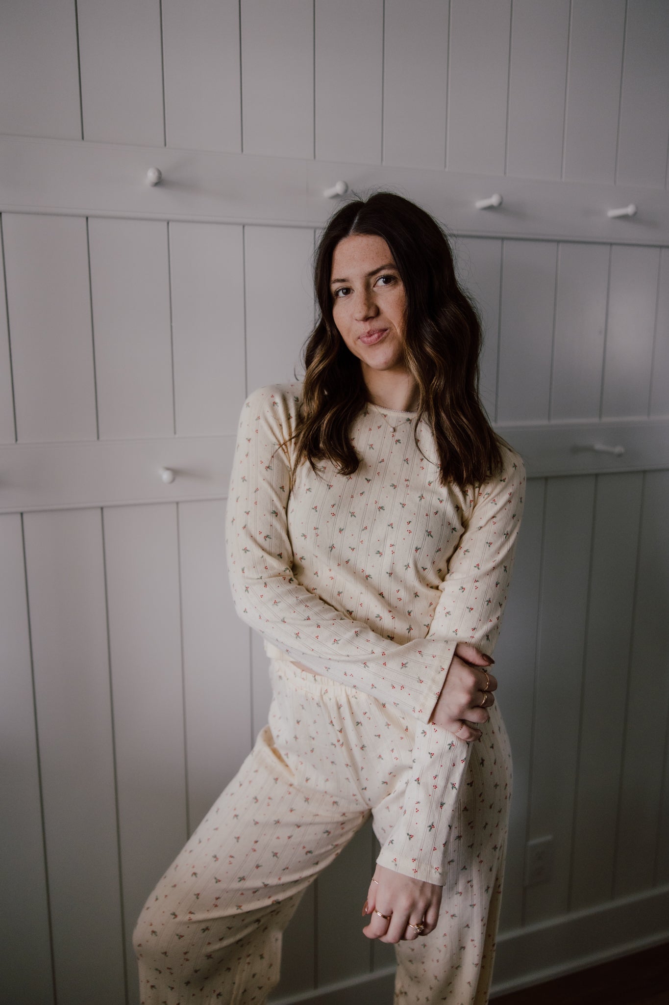 Kris Pointelle Long Sleeve Top