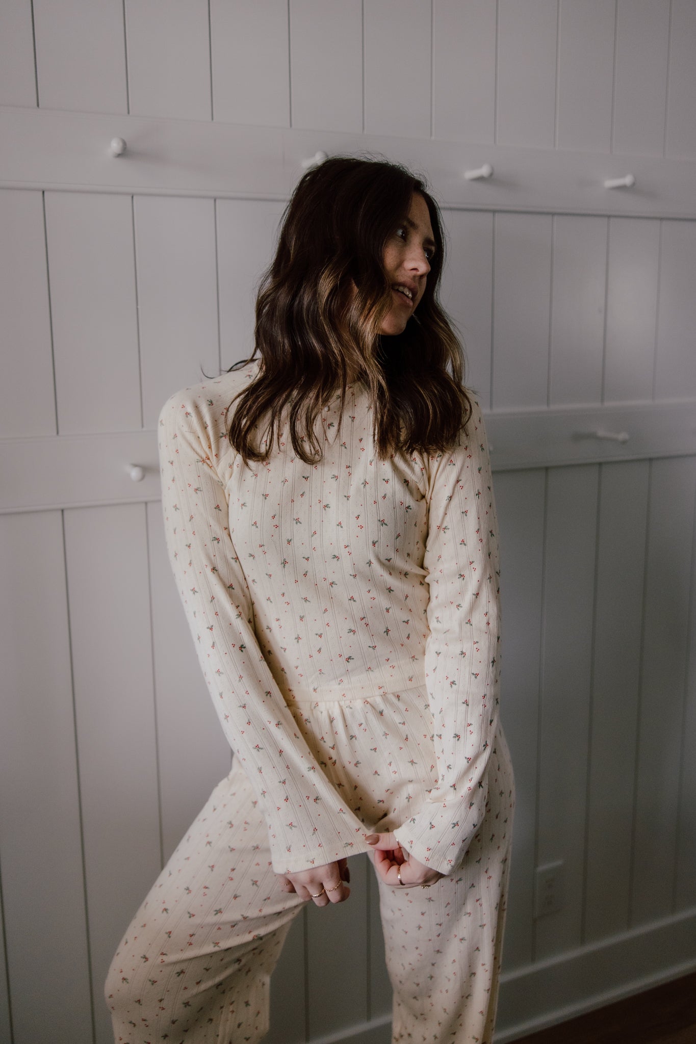 Kris Pointelle Long Sleeve Top