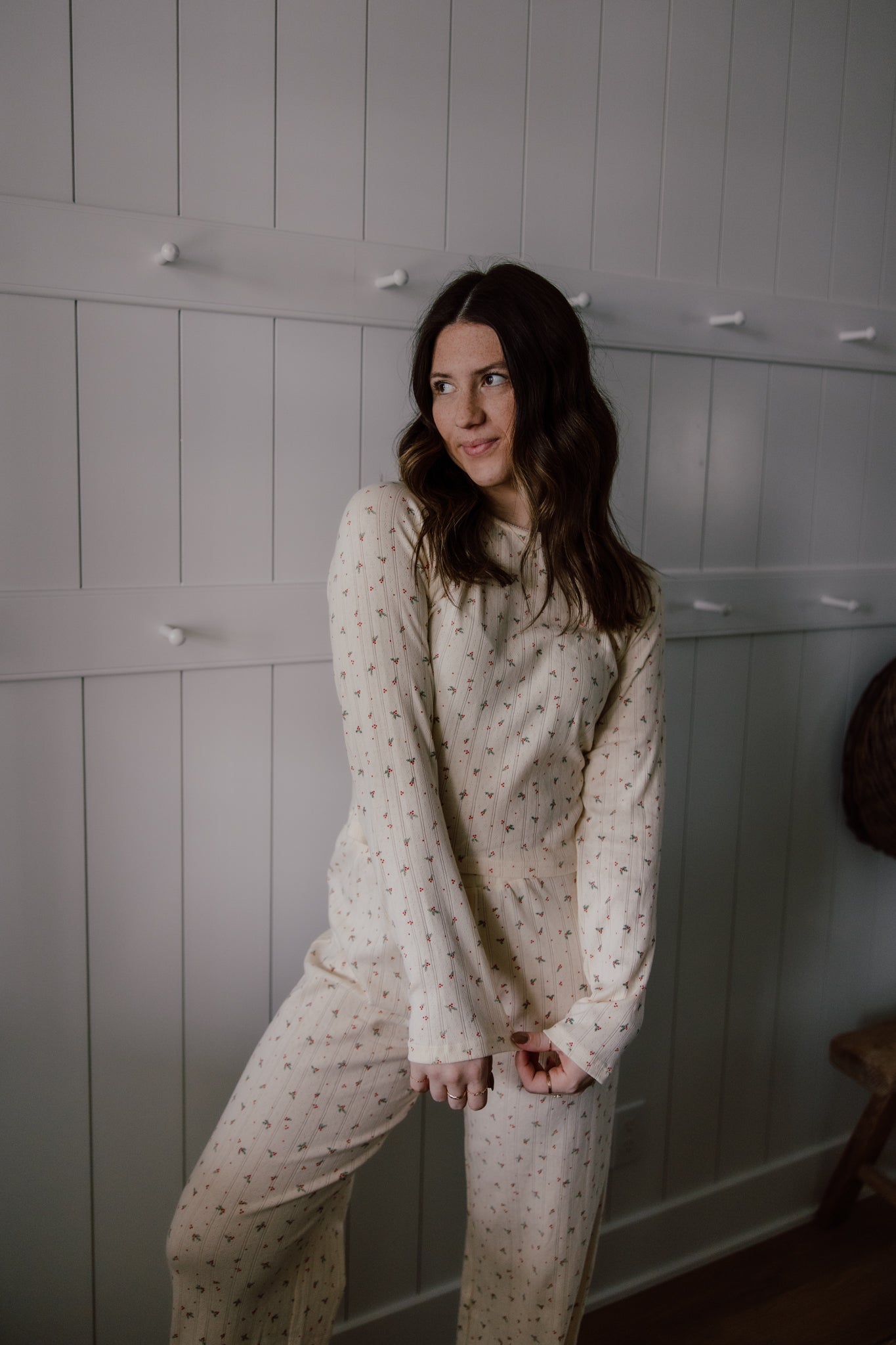 Kris Pointelle Long Sleeve Top