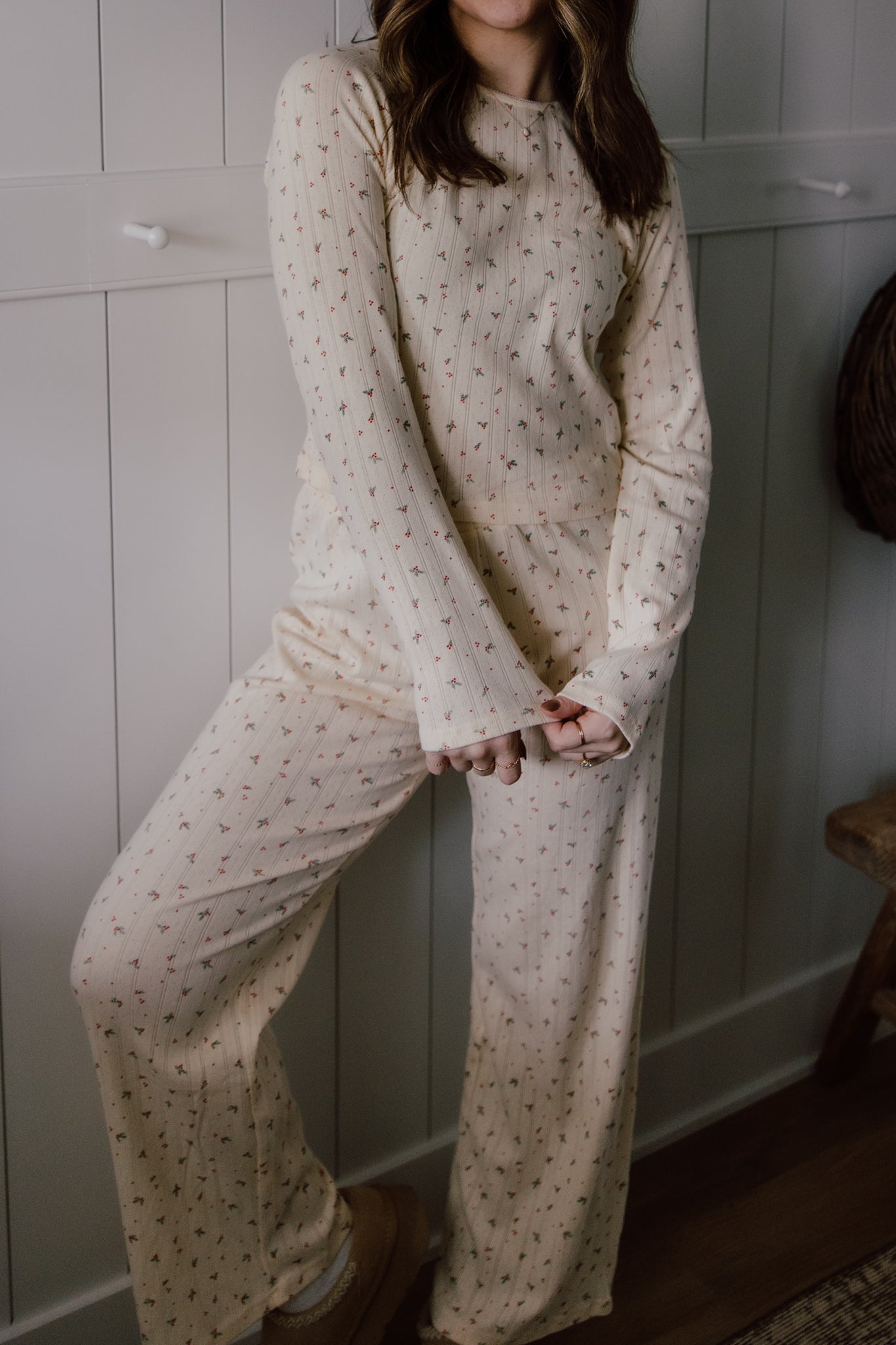 Kris Pointelle Long Sleeve Top