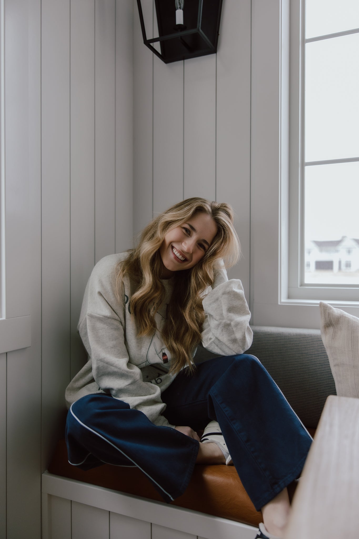 Barrel Jean Twist | Navy