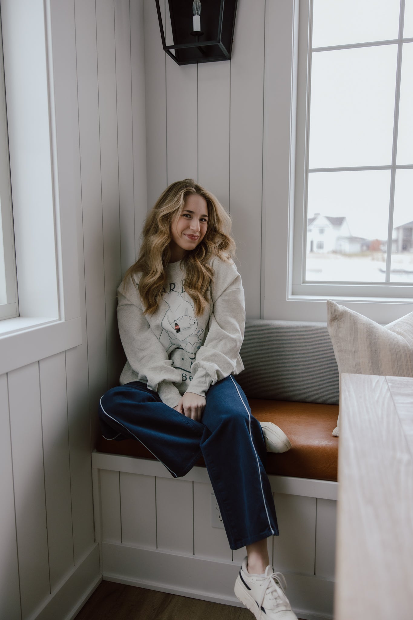 Barrel Jean Twist | Navy