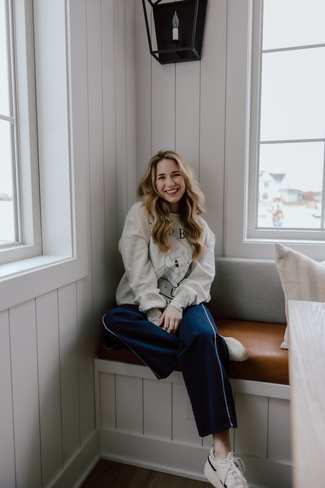 Barrel Jean Twist | Navy