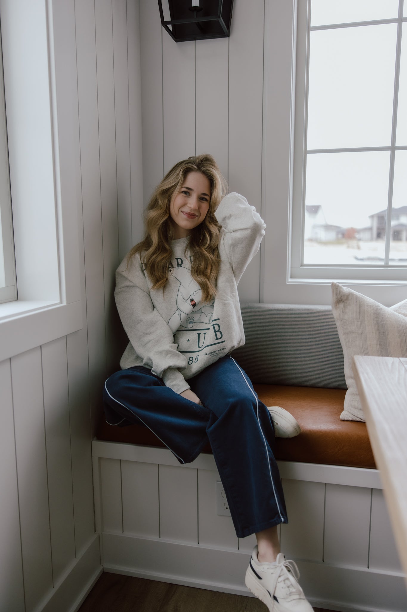 Barrel Jean Twist | Navy