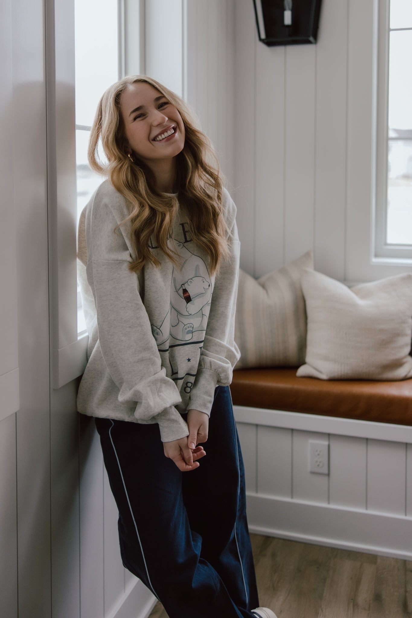 Barrel Jean Twist | Navy