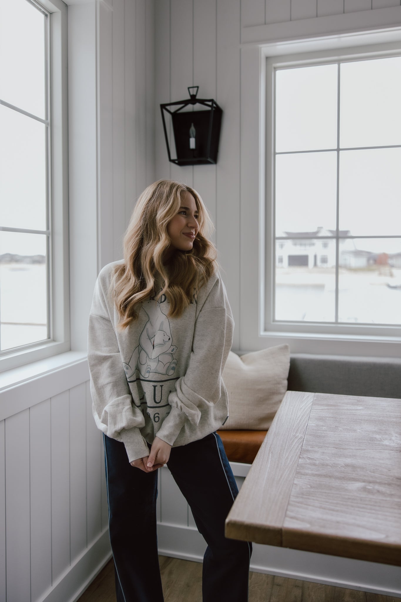 Barrel Jean Twist | Navy