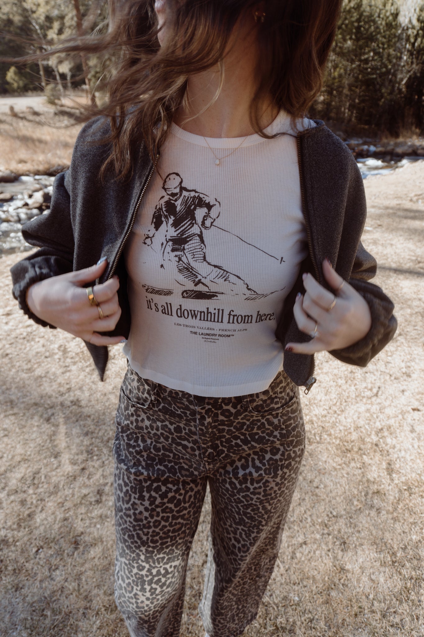 Chanel Leopard Barrel Jeans