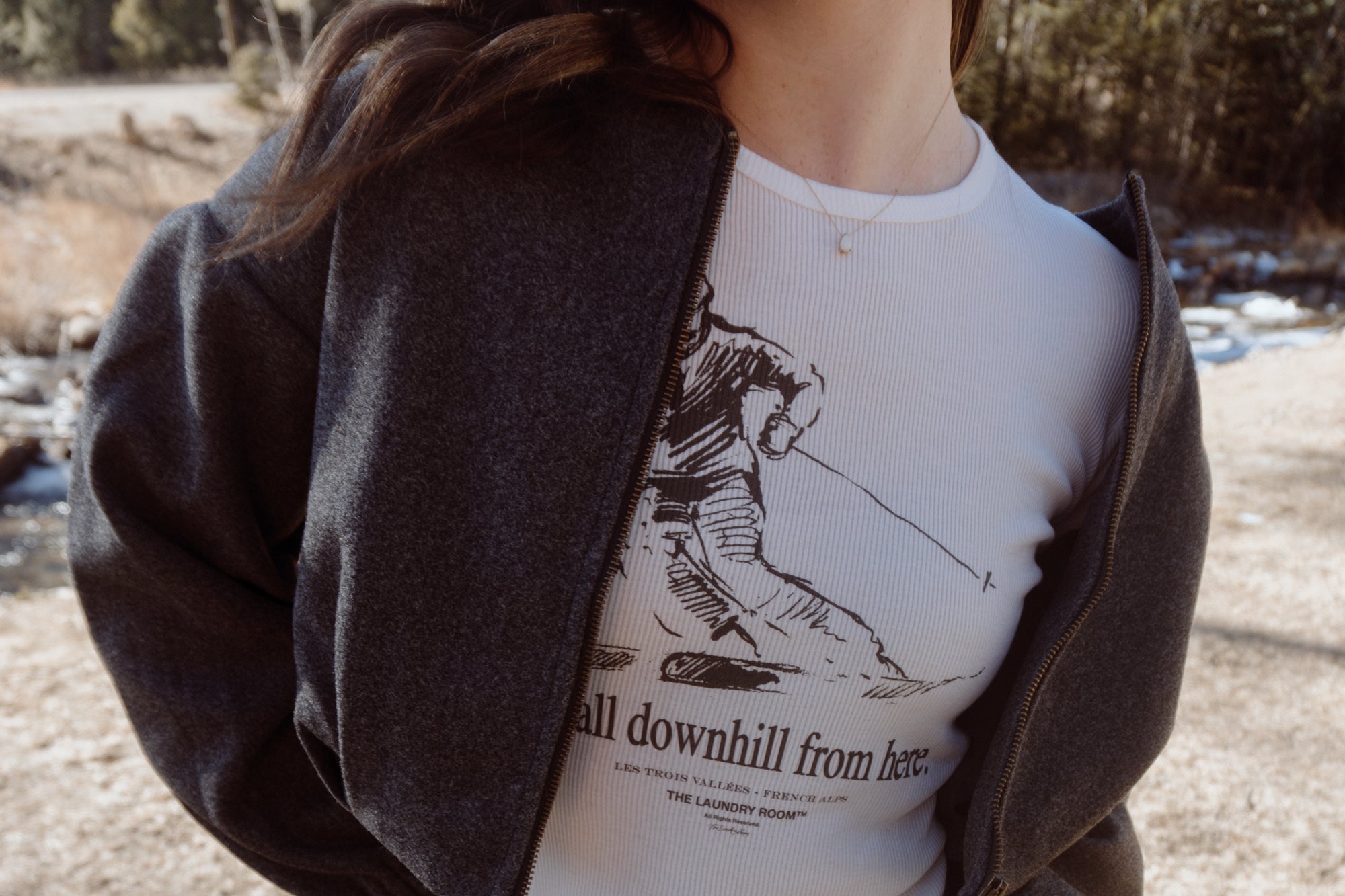 It's All Downhill From Here - Baby Tee