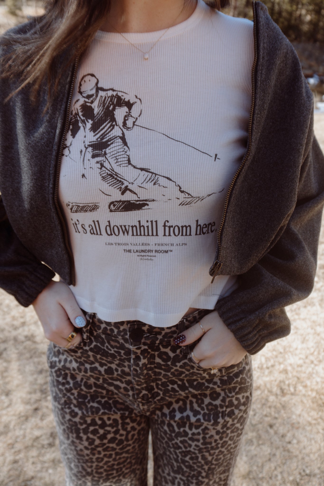 It's All Downhill From Here - Baby Tee