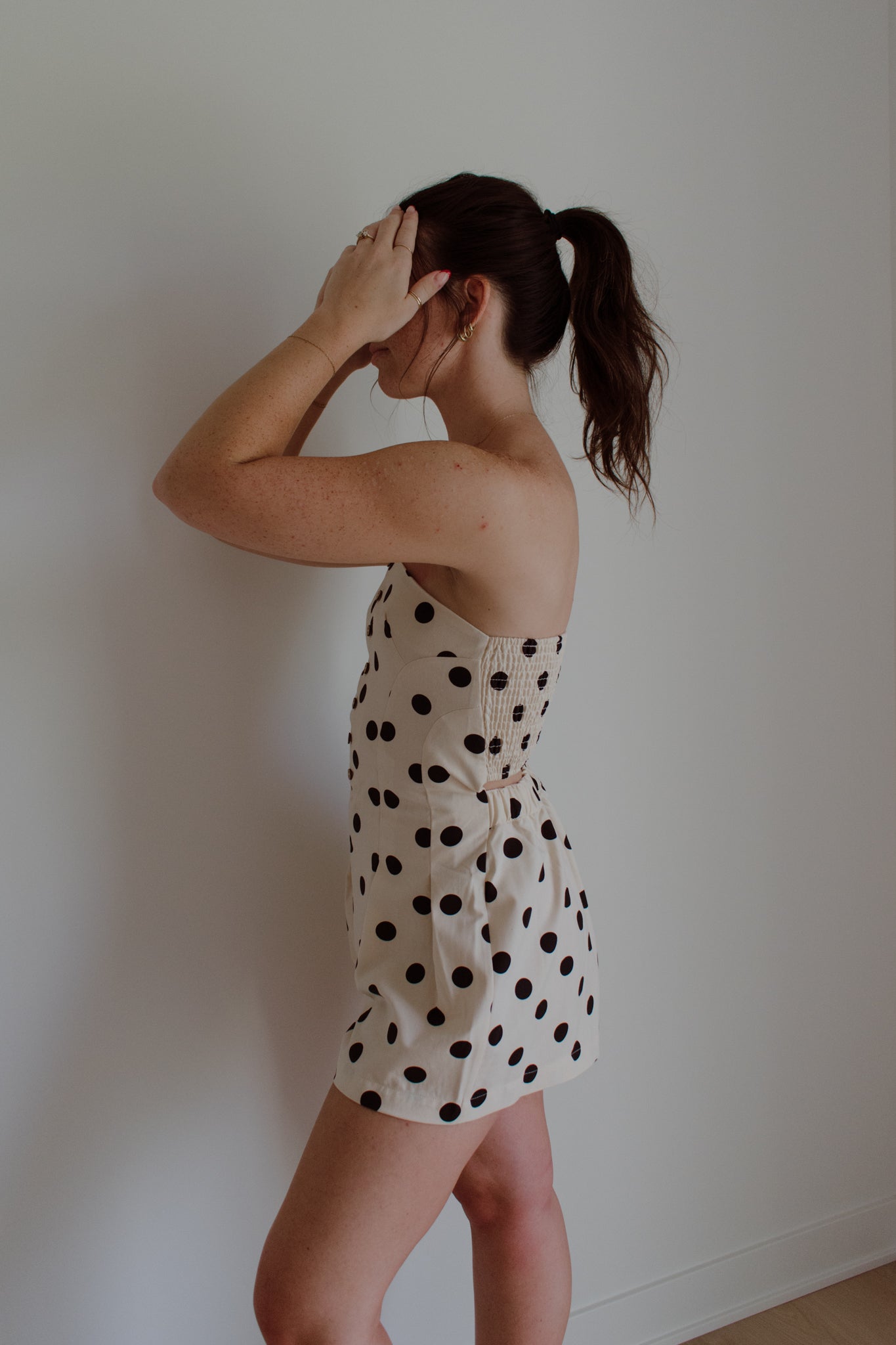 Raleigh Polka Dot Romper
