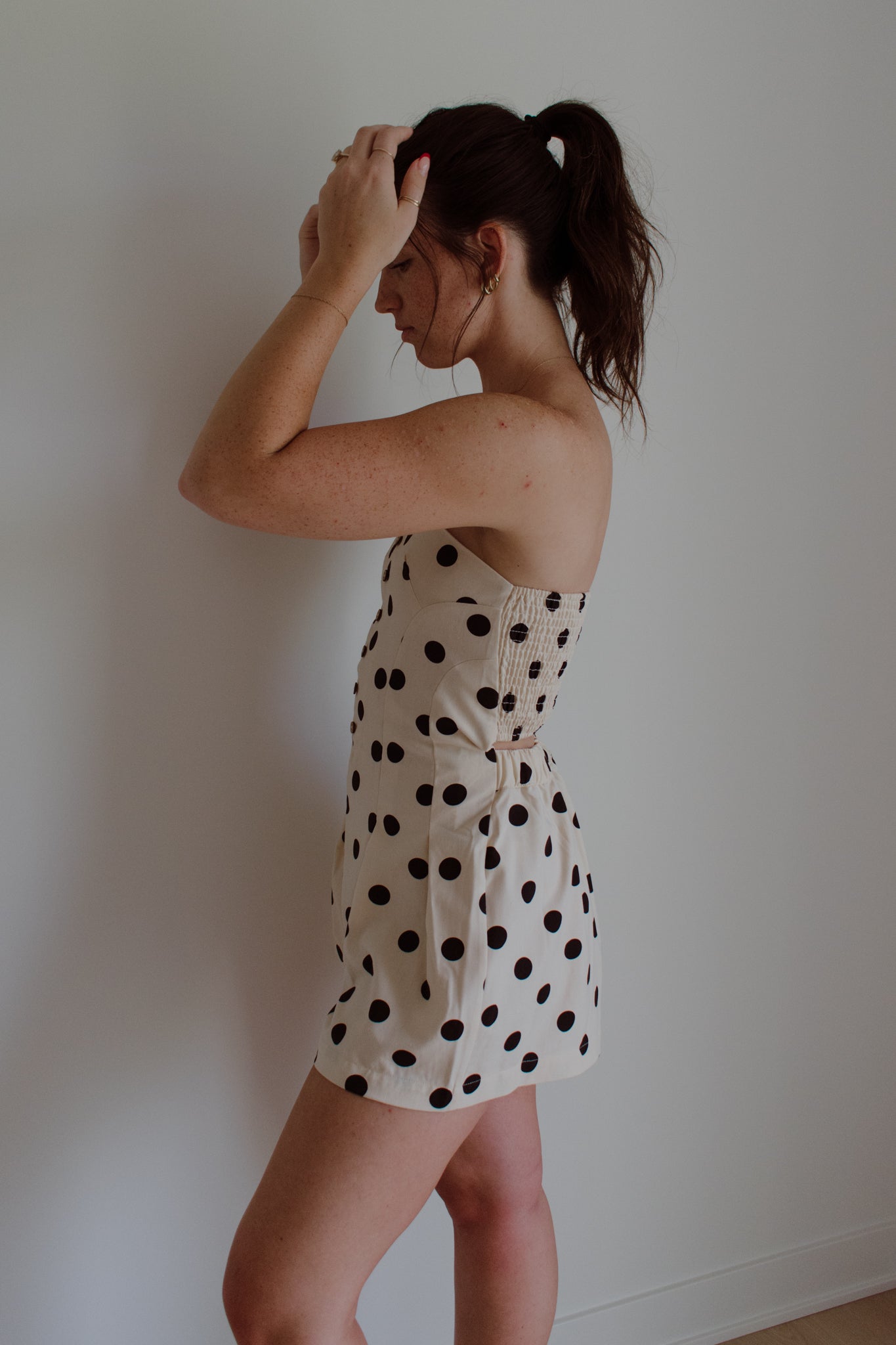 Raleigh Polka Dot Romper