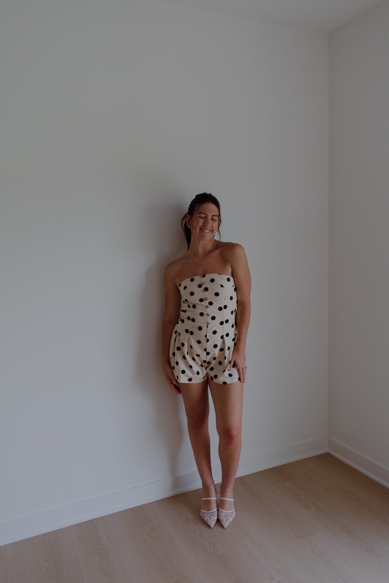 Raleigh Polka Dot Romper