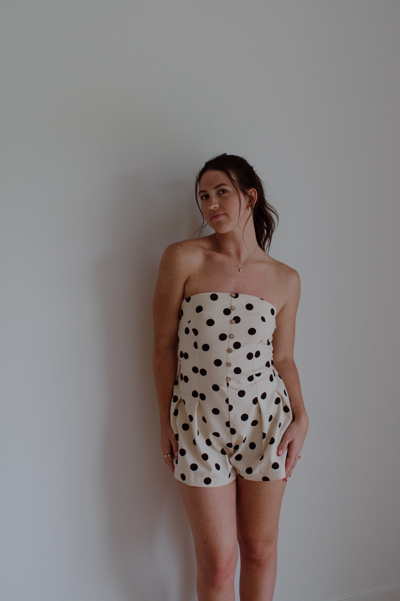 Raleigh Polka Dot Romper
