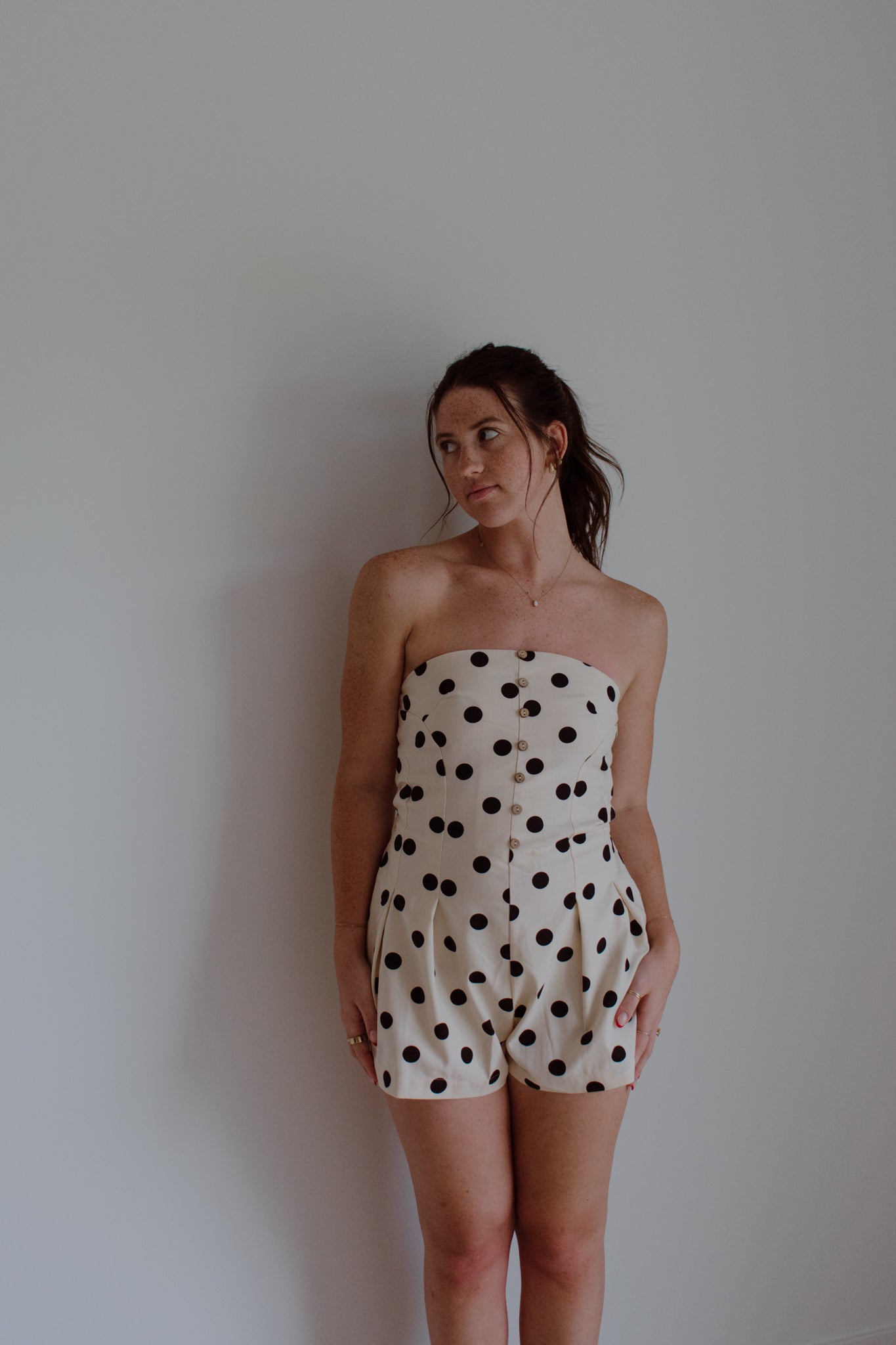Raleigh Polka Dot Romper