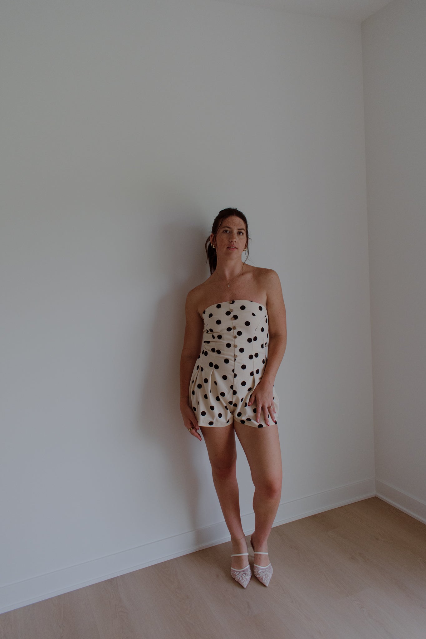 Raleigh Polka Dot Romper