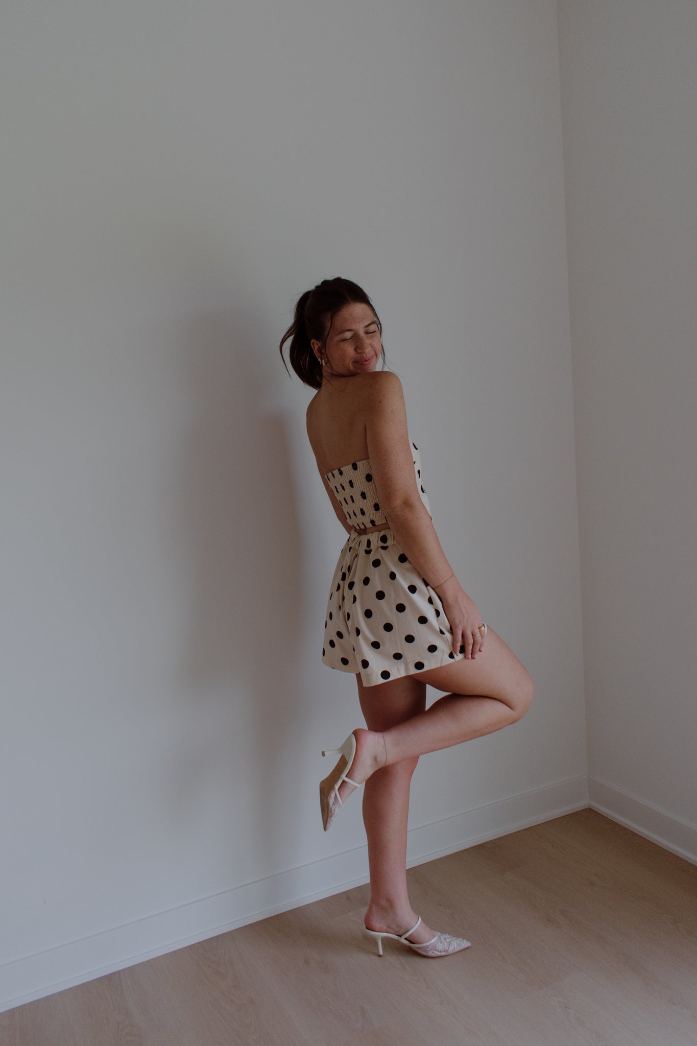Raleigh Polka Dot Romper
