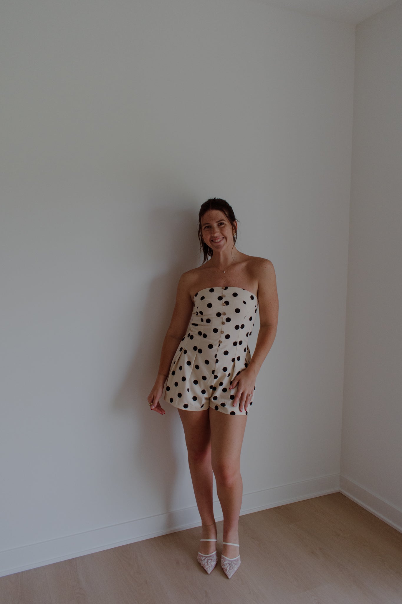 Raleigh Polka Dot Romper