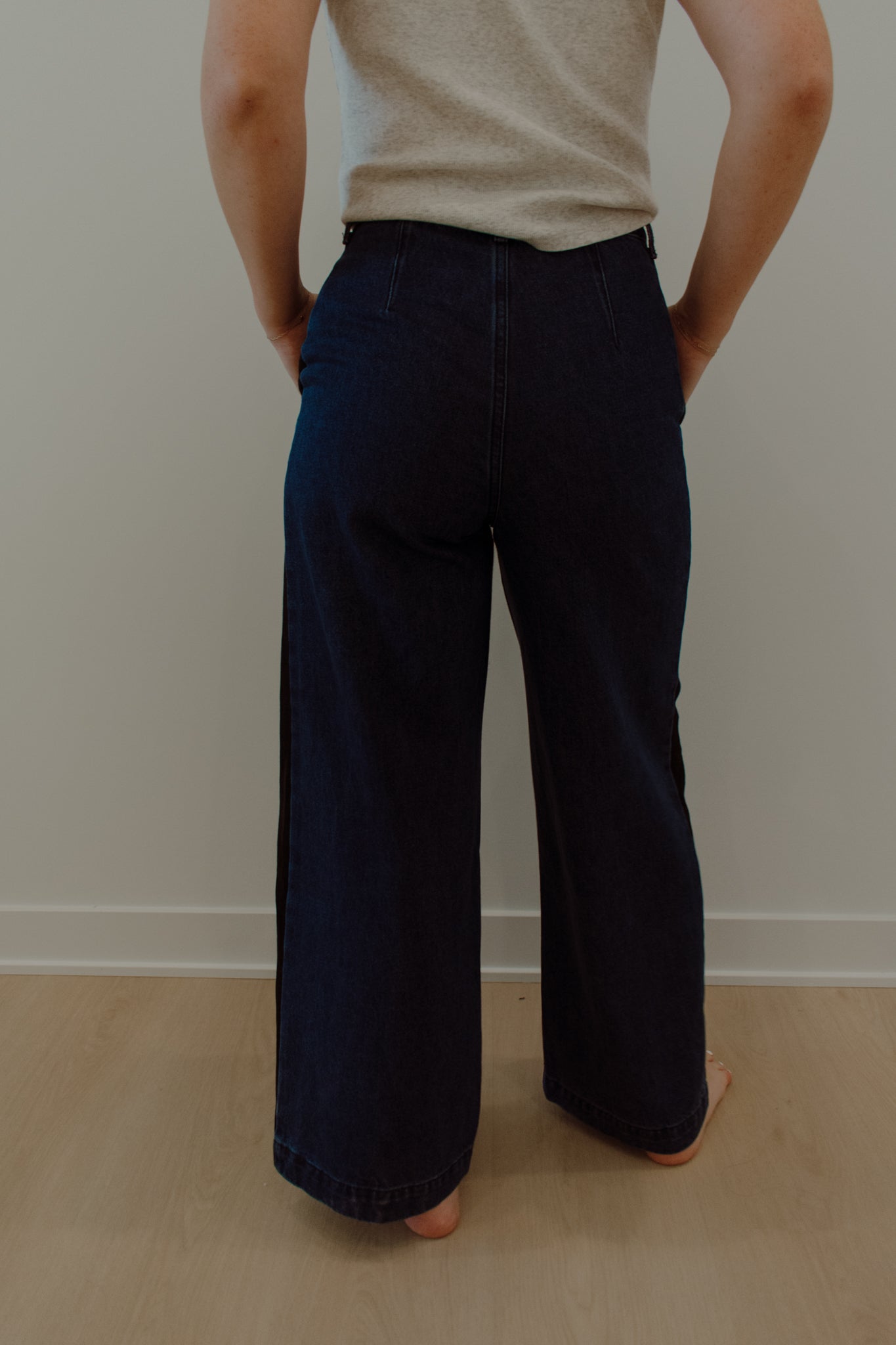 Linden Contrast Denim Pants
