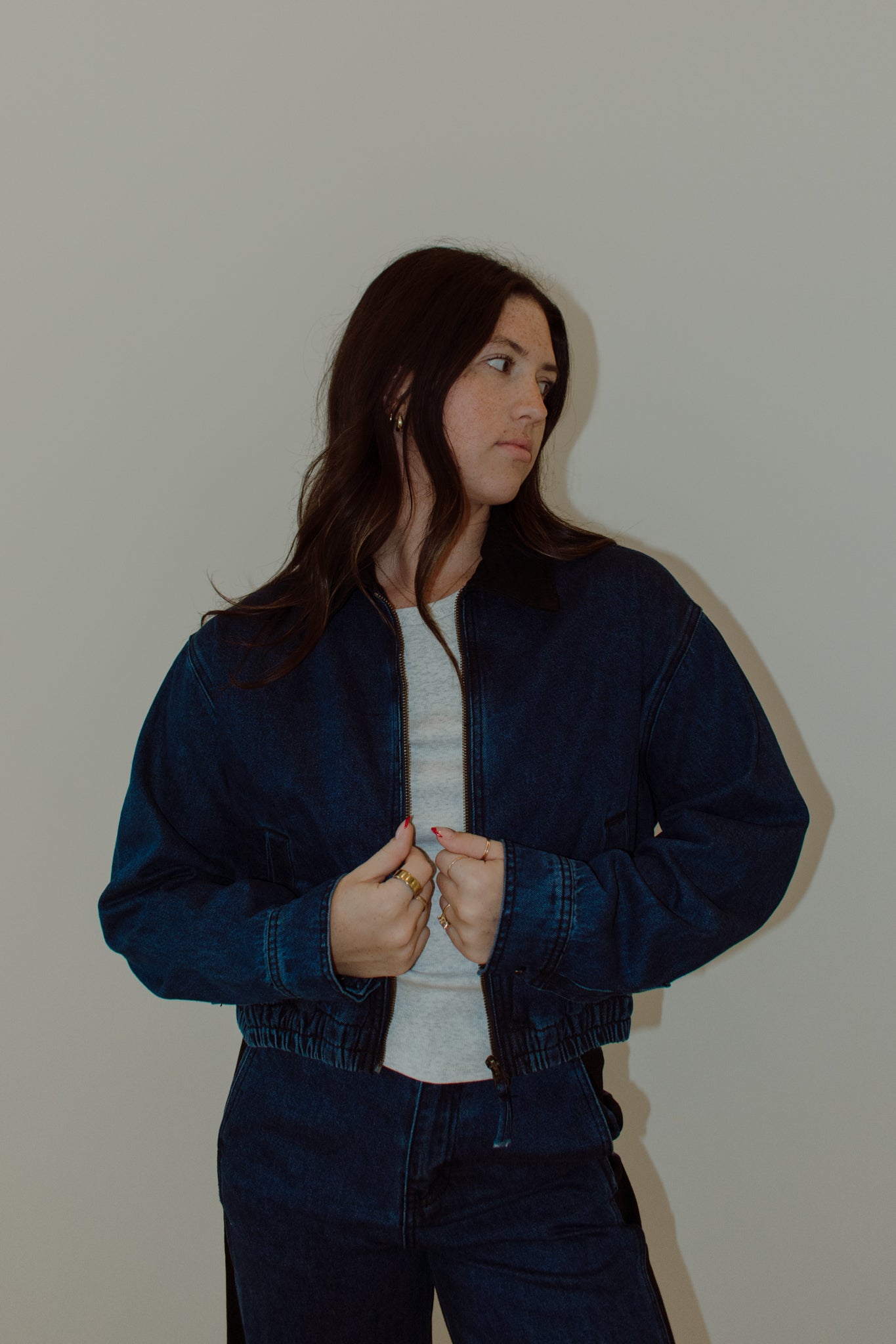 Linden Contrast Denim Jacket