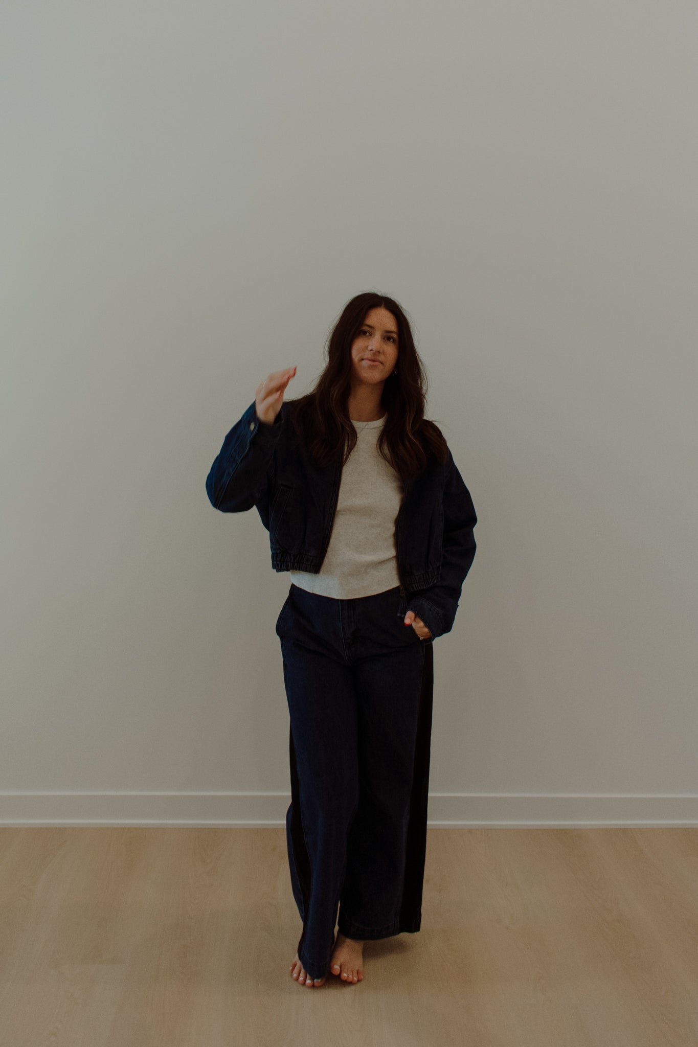 Linden Contrast Denim Jacket