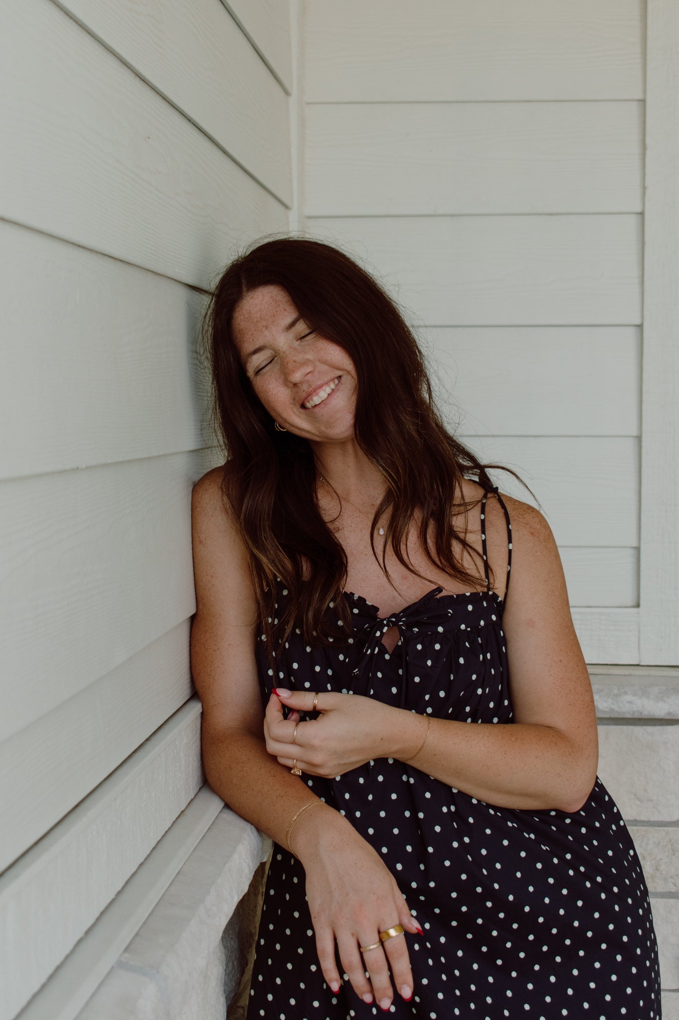 Polka Dot Midi Dress