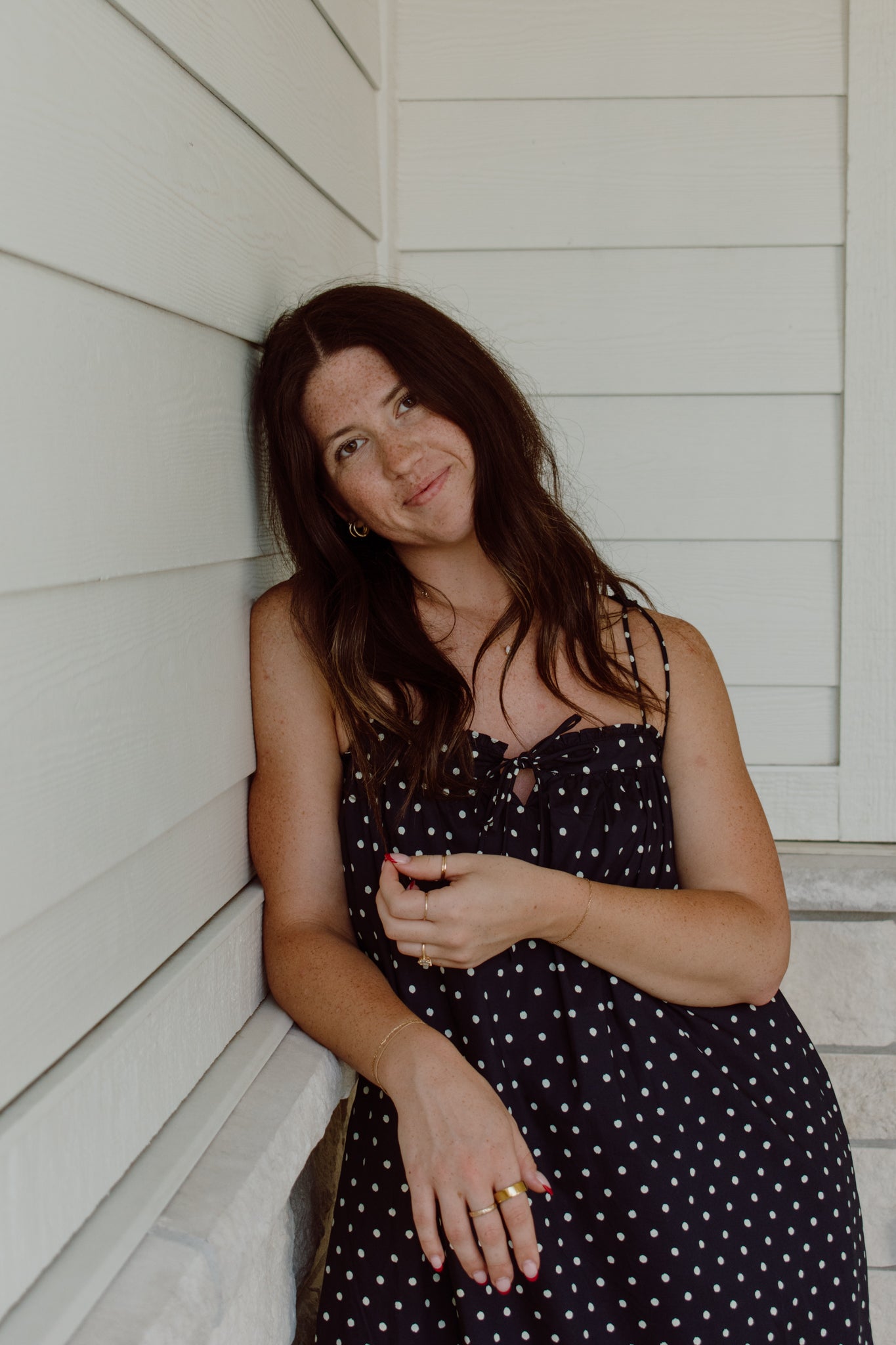 Polka Dot Midi Dress