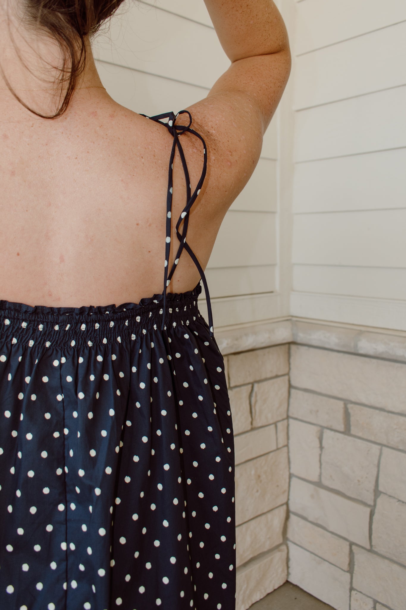 Polka Dot Midi Dress