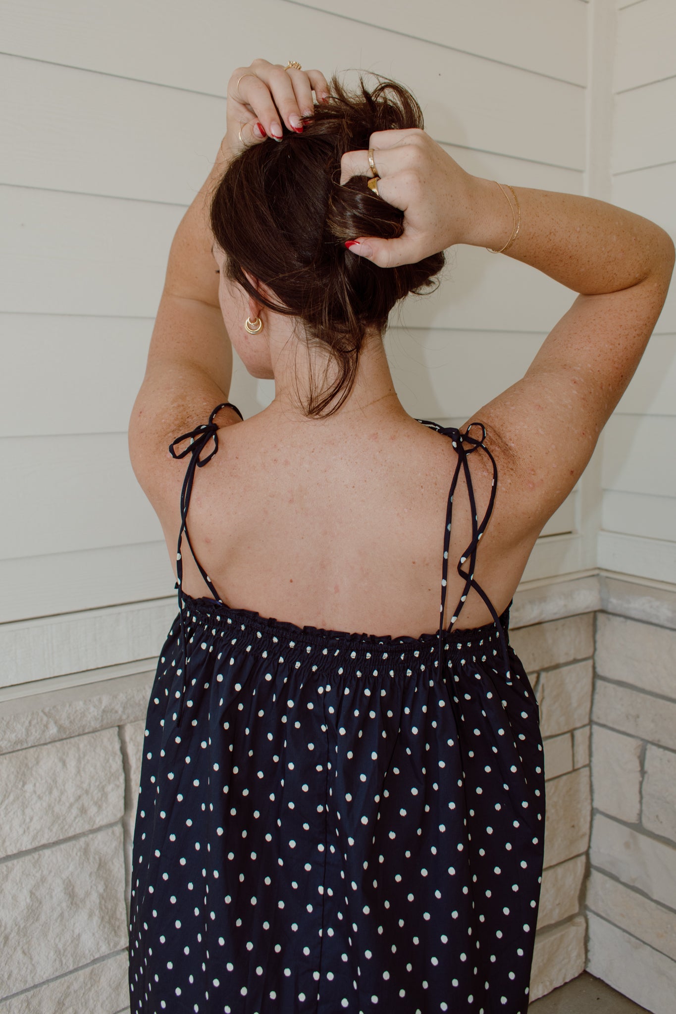 Polka Dot Midi Dress