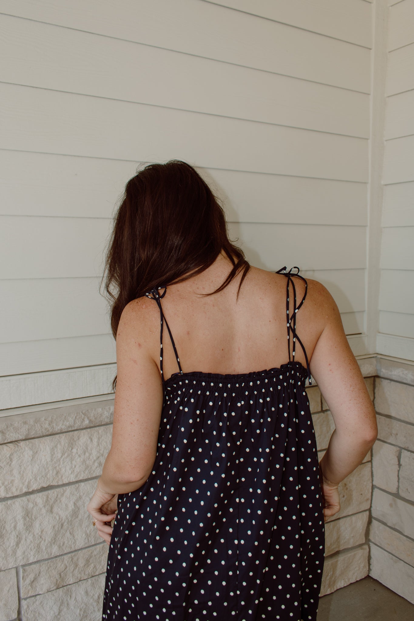Polka Dot Midi Dress