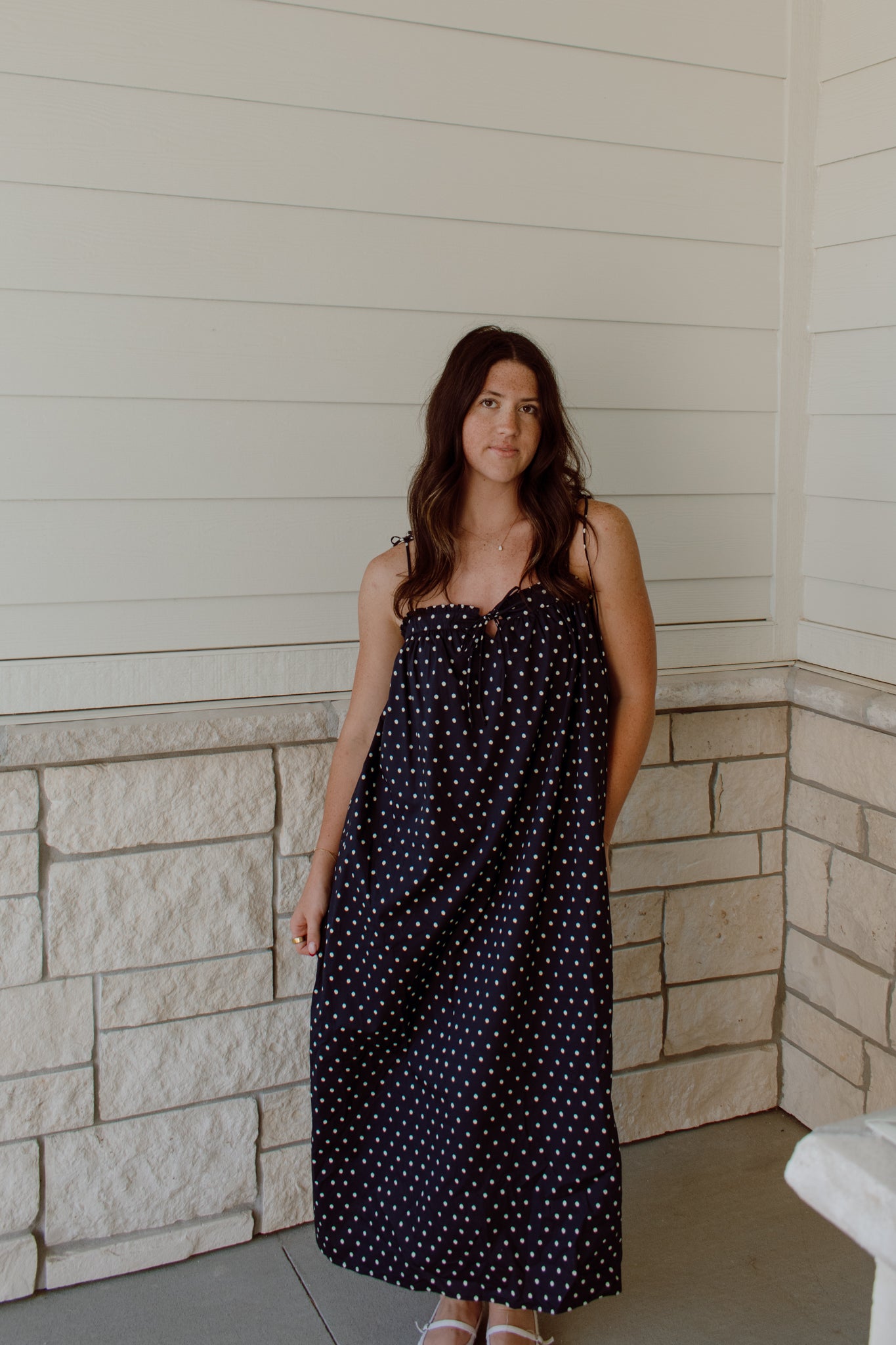 Polka Dot Midi Dress