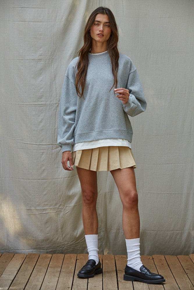 Finny Layered Crewneck