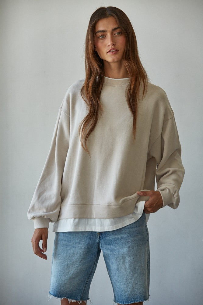 Finny Layered Crewneck