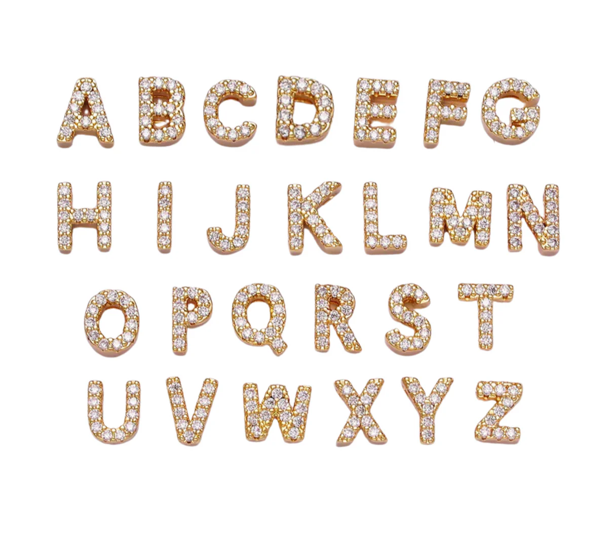 Initial Bar Luxe Letters