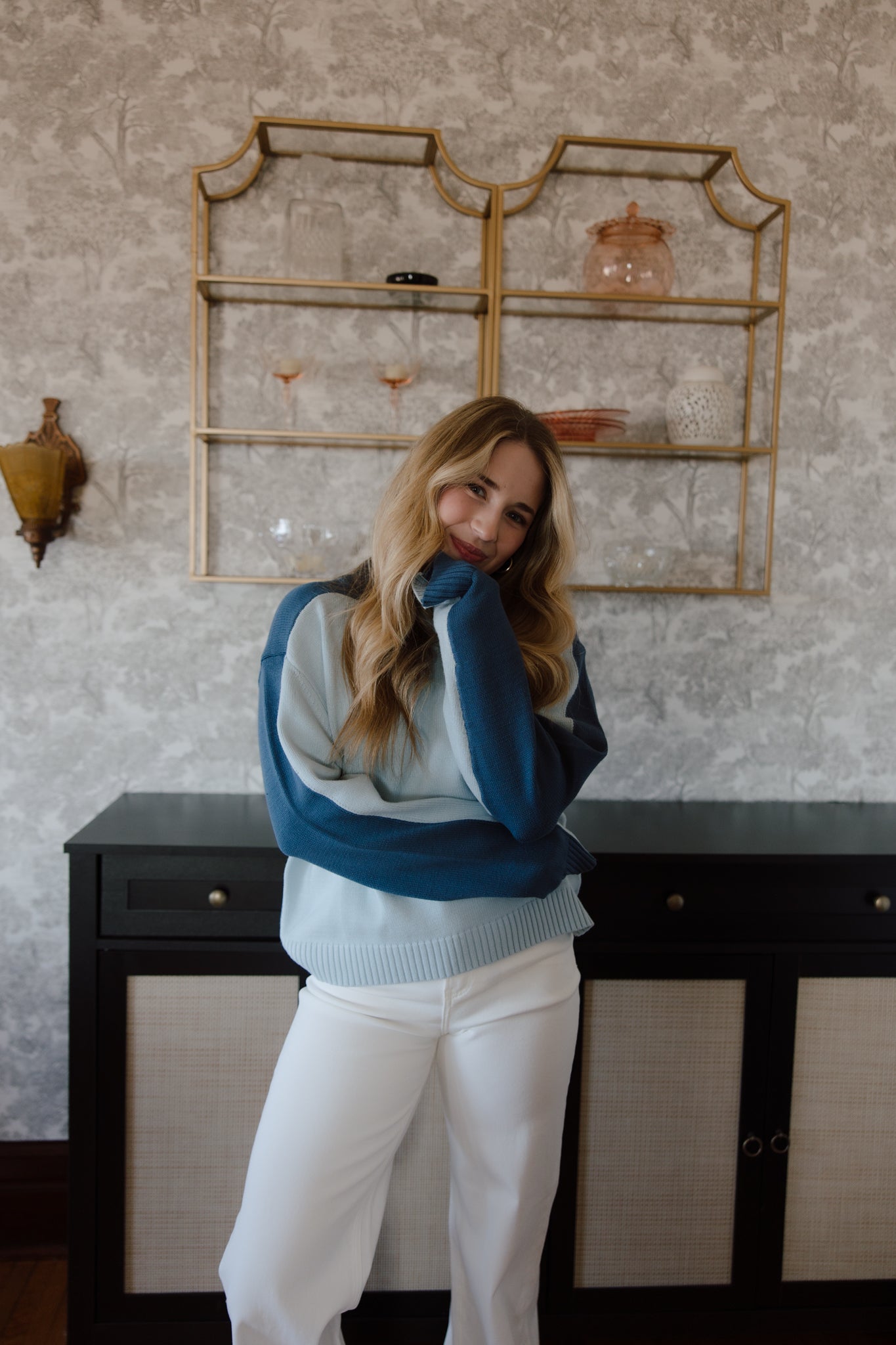 Robin Contrast Sweater