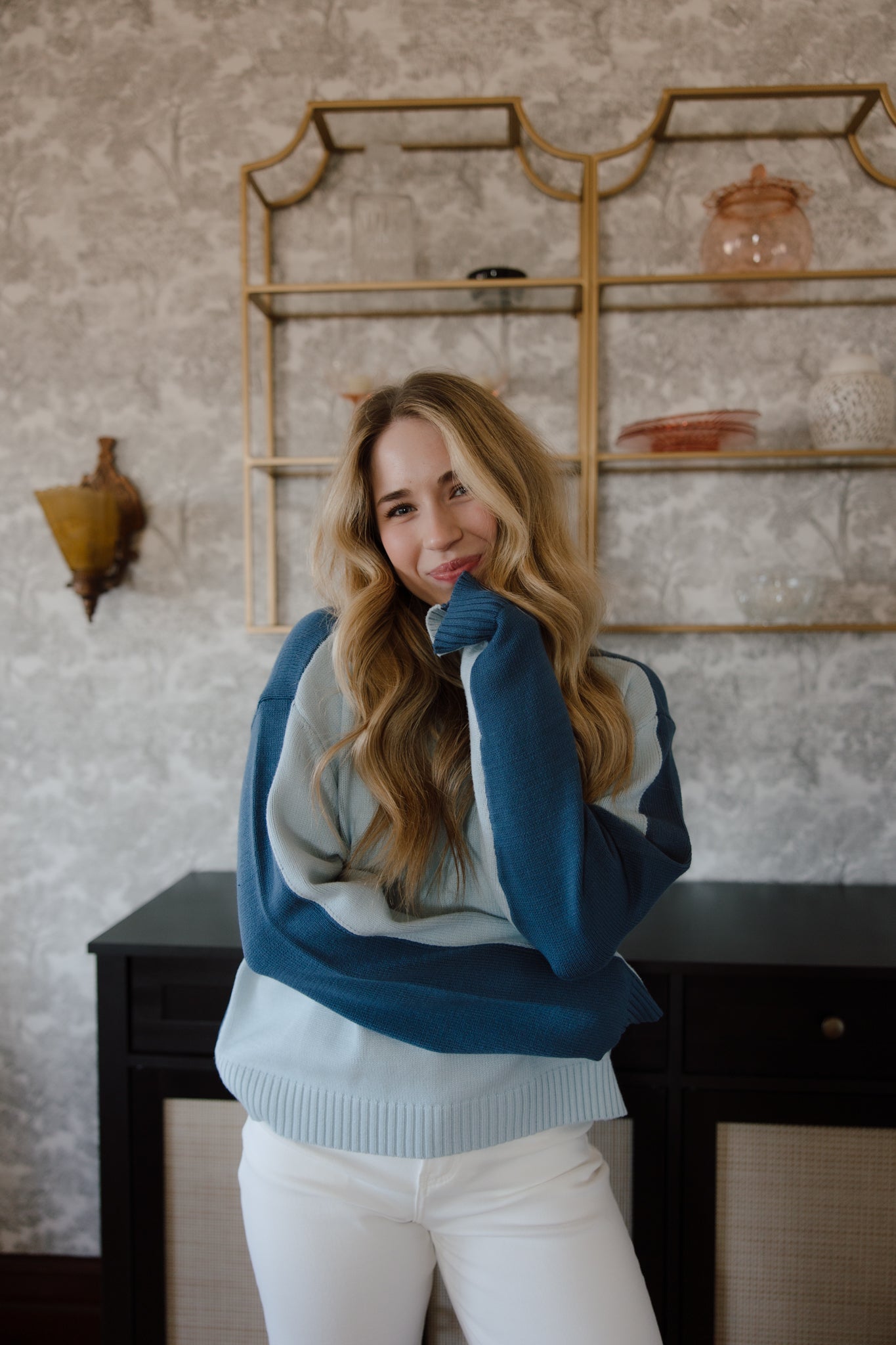 Robin Contrast Sweater