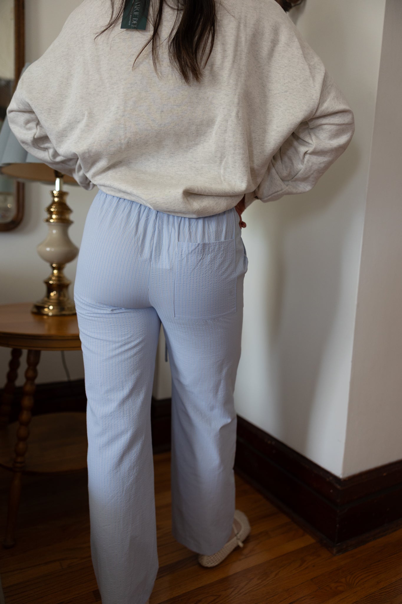 Deni Striped Pants