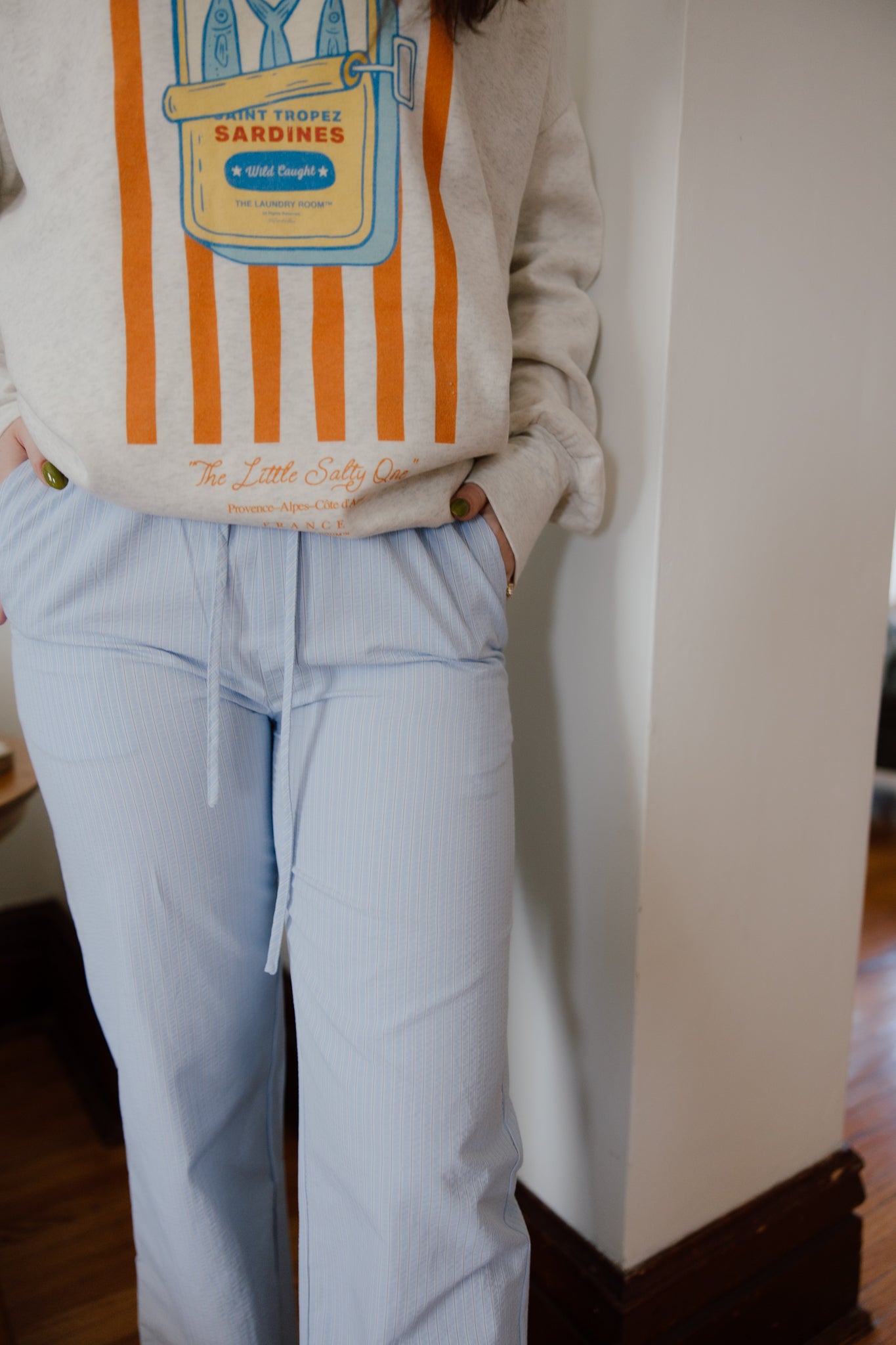 Deni Striped Pants