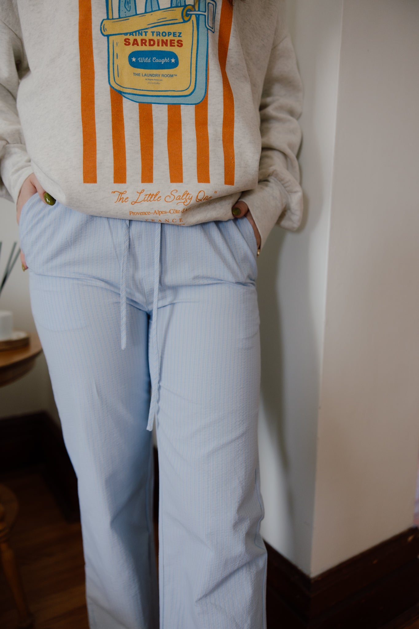Deni Striped Pants