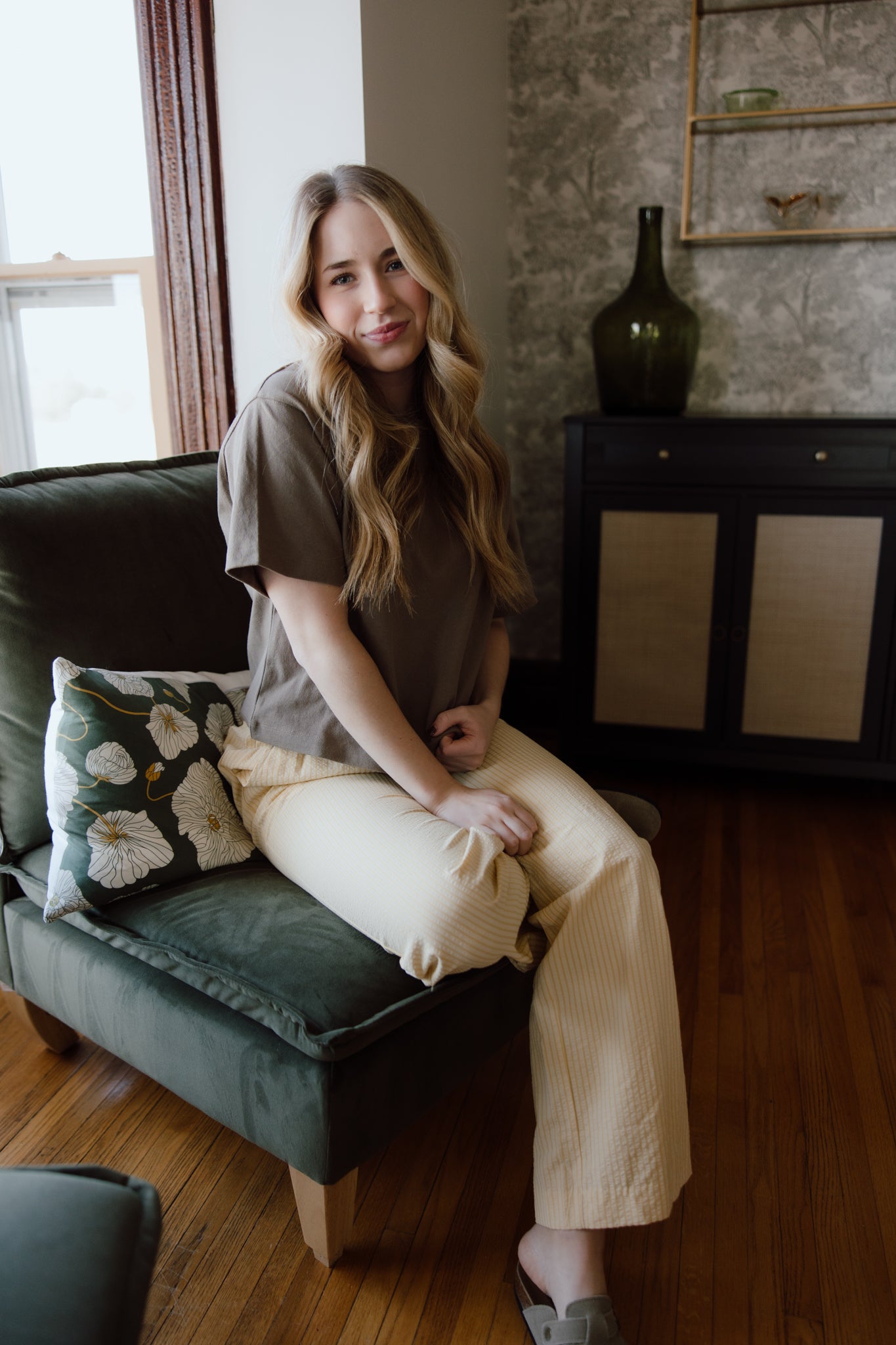 Deni Striped Pants