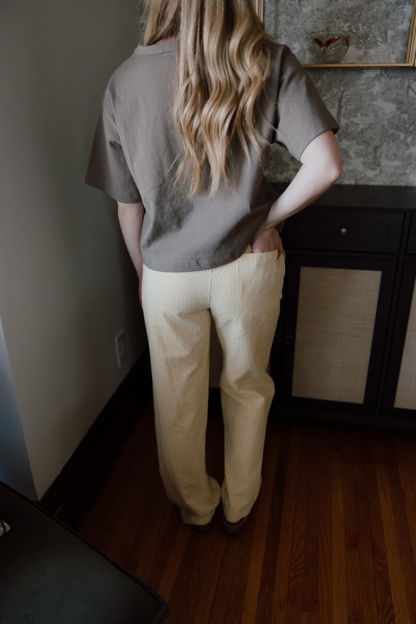 Deni Striped Pants