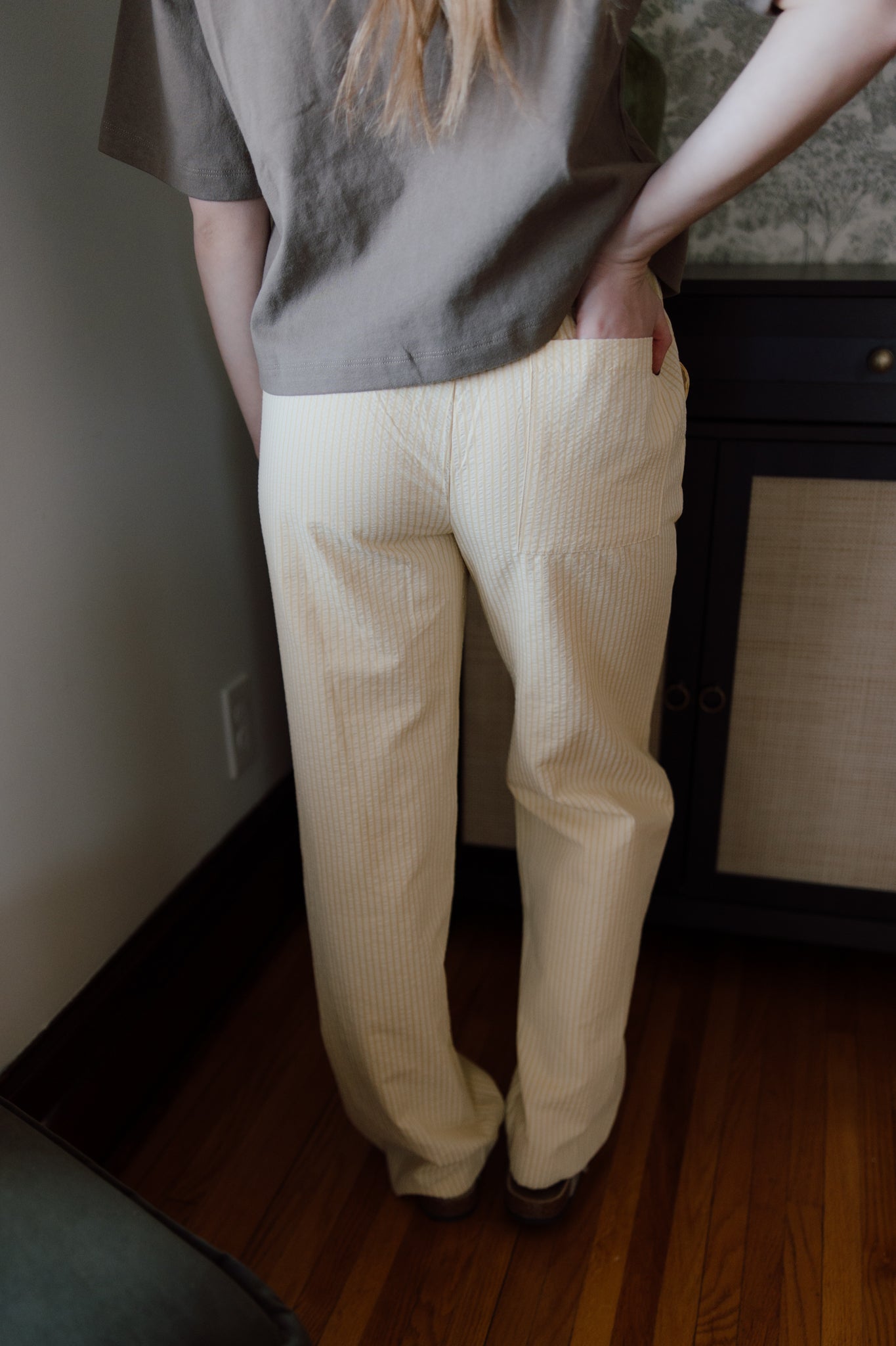 Deni Striped Pants