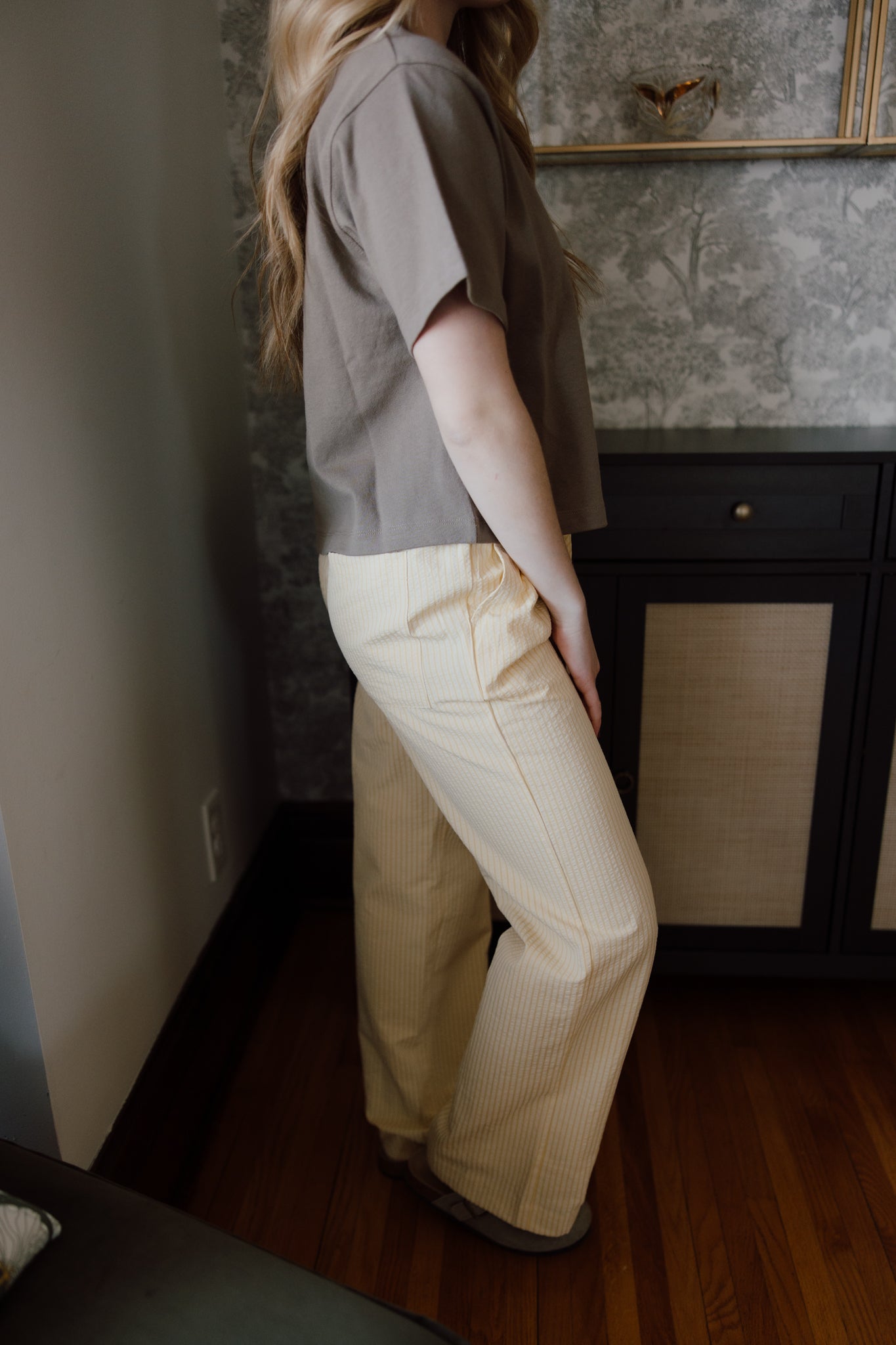 Deni Striped Pants
