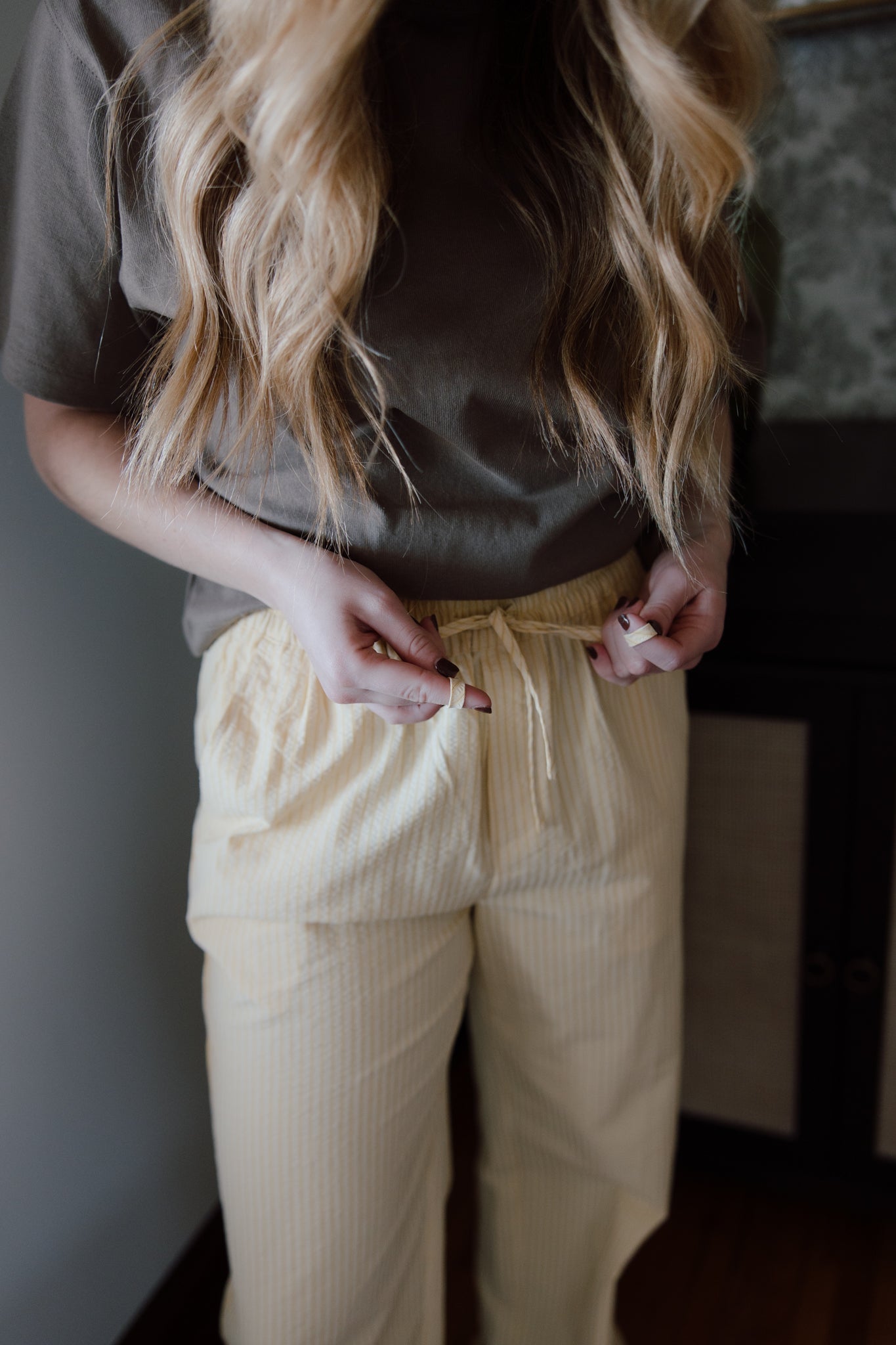 Deni Striped Pants