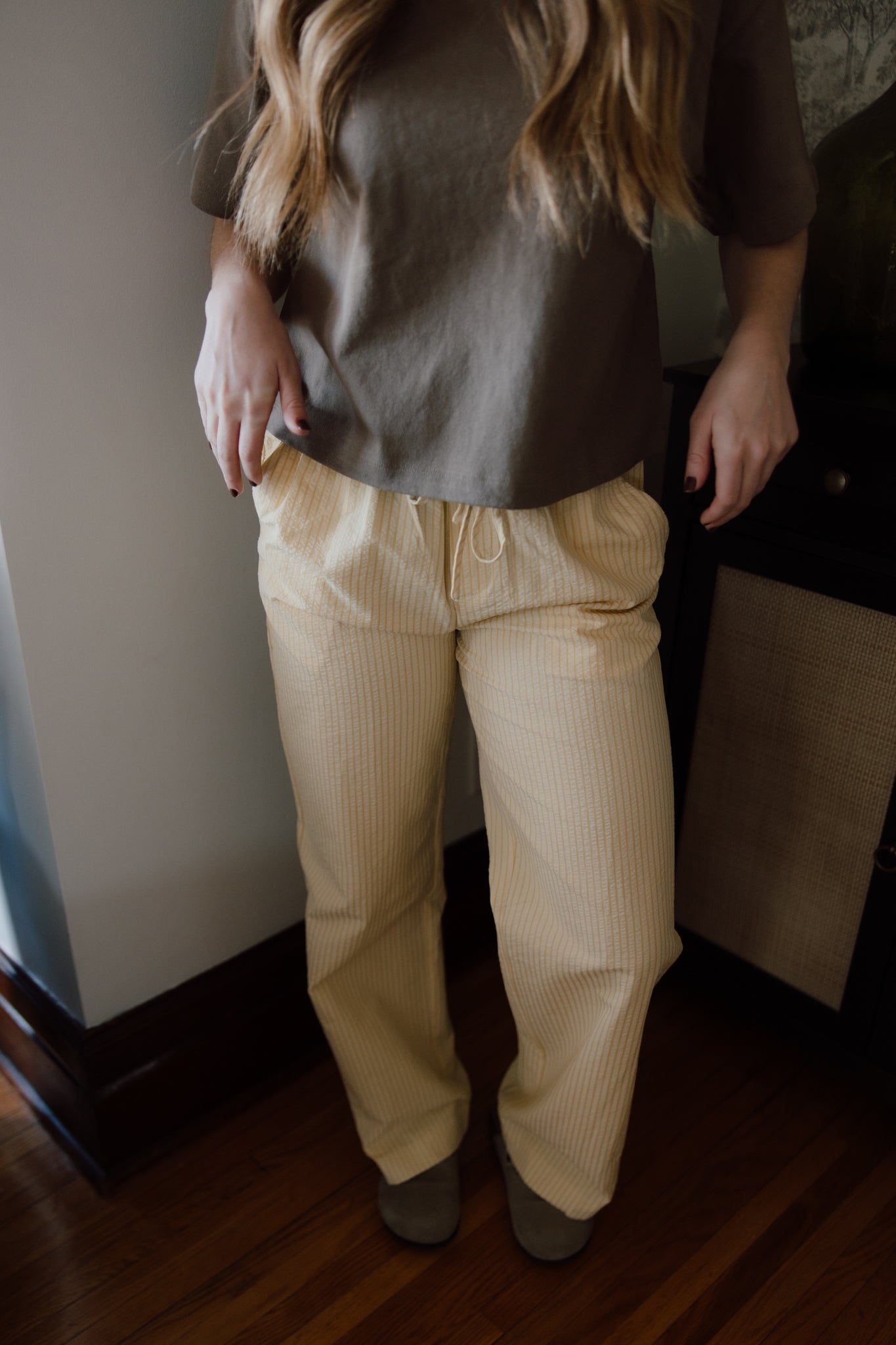 Deni Striped Pants